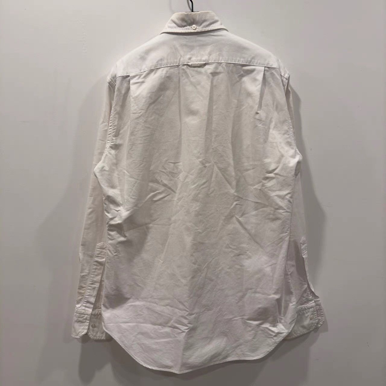 Thom Browne Thom Browne White Striped Oxford Shirt K28 Size US L / EU 52-54 / 3 - 2 Thumbnail