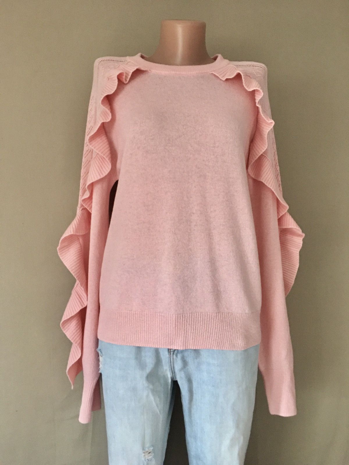 Other Donna Ida Devil's In The Detail Pink Cashmere Sweater M Size M / US 6-8 / IT 42-44 - 4 Thumbnail