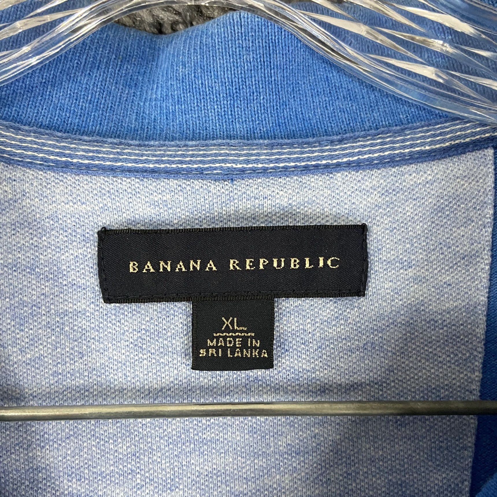 Banana Republic BANANA REPUBLIC Polo Shirt Men XL Blue Short Sleeve Regular Fit Men’s Polo XL Blue Shirt Size US XL / EU 56 / 4 - 6 Thumbnail