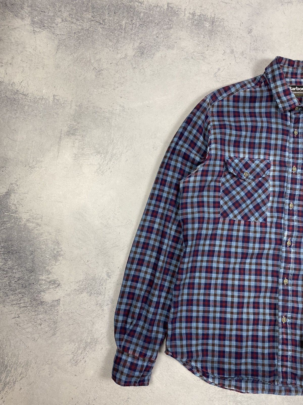 Barbour Barbour International Checkered Button Up Shirt Long Sleeve Size US M / EU 48-50 / 2 - 5 Thumbnail