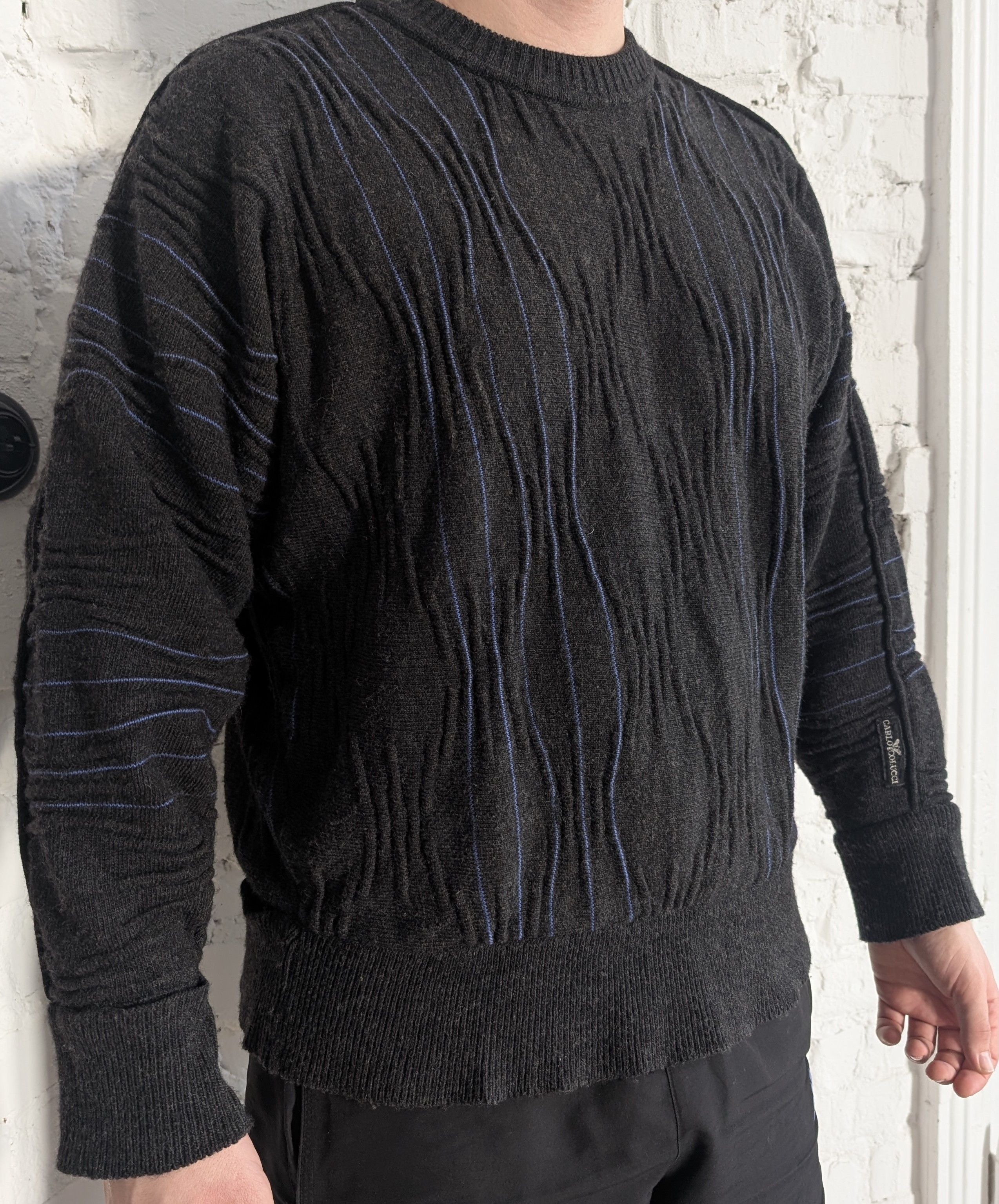 Carlo Colucci Carlo Colucci wool sweater Size US XL / EU 56 / 4 - 5 Thumbnail