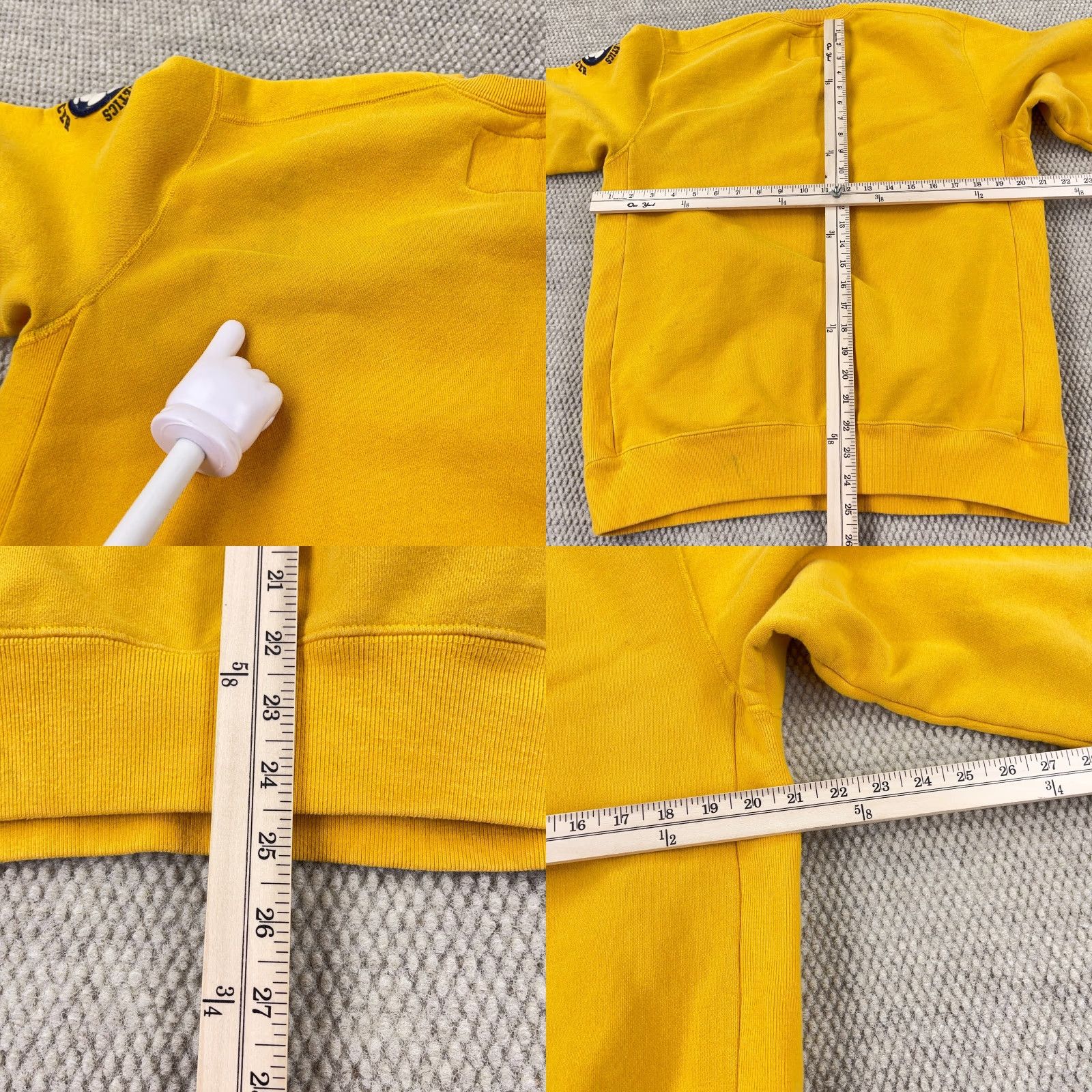 Abercrombie & Fitch Abercrombie & Fitch Sweatshirt Mens XL Yellow Crewneck VTG Size US XL / EU 56 / 4 - 9 Thumbnail