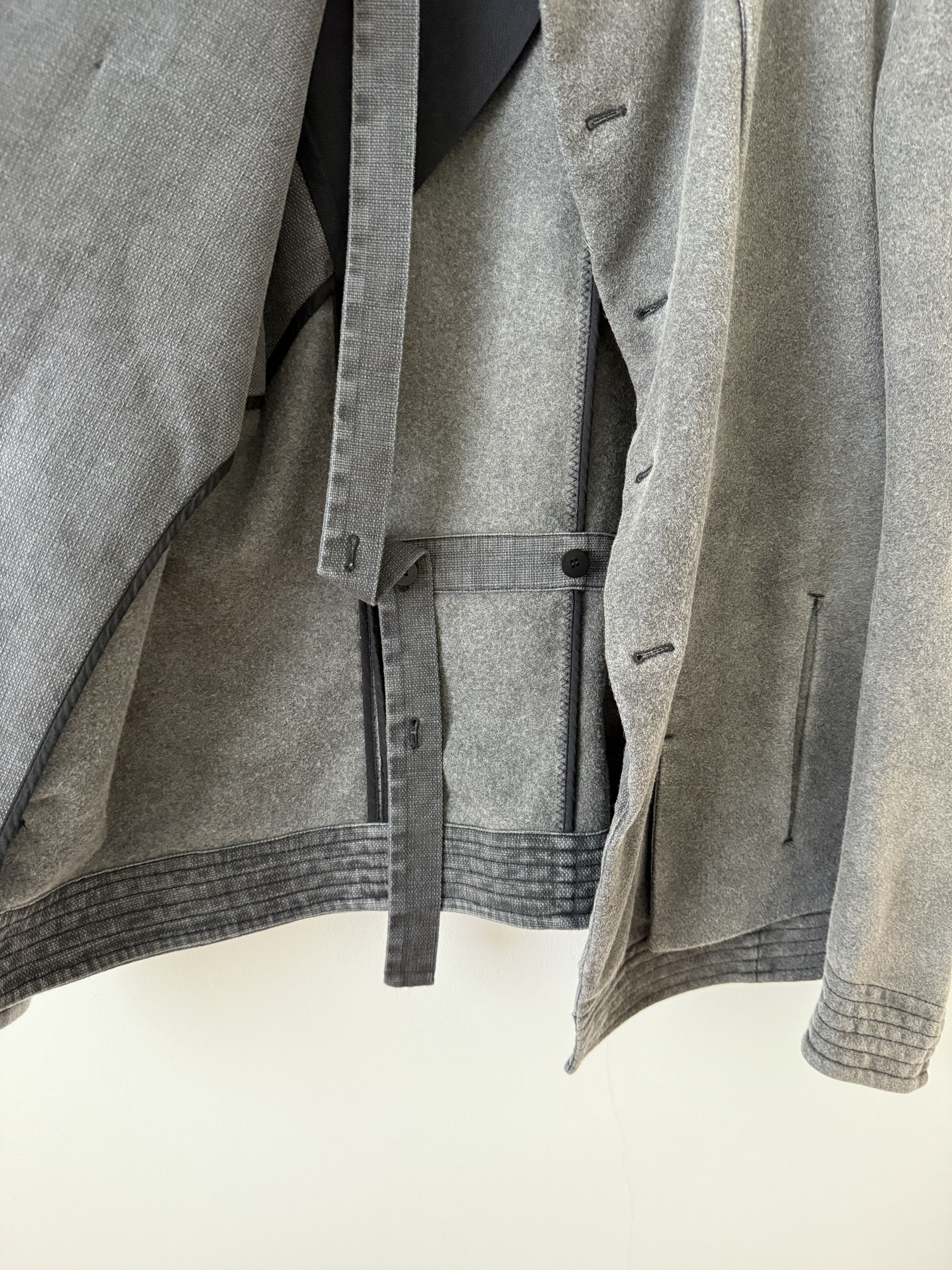Masnada Wool Asymmetrical Peacoat Size US M / EU 48-50 / 2 - 18 Thumbnail