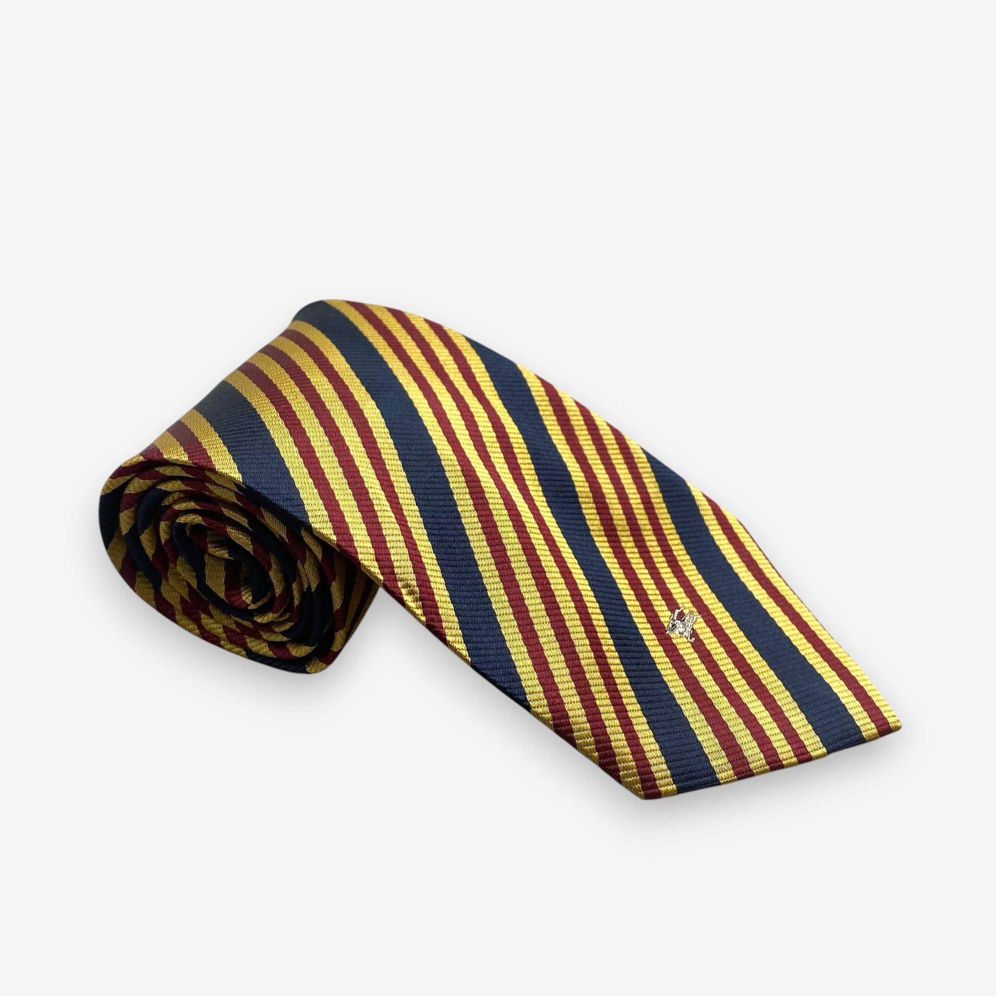 Burberry Vintage Burberry SILK Necktie Cravate Pure Silk Neck Tie Size ONE SIZE - 2 Thumbnail