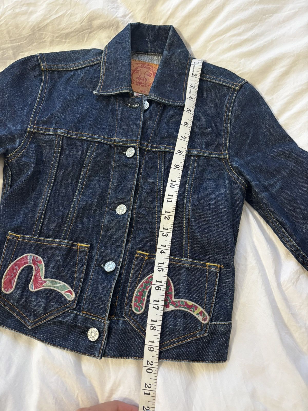 Evisu Evisu jean jacket with pocket and accents Size S / US 4 / IT 40 - 6 Thumbnail