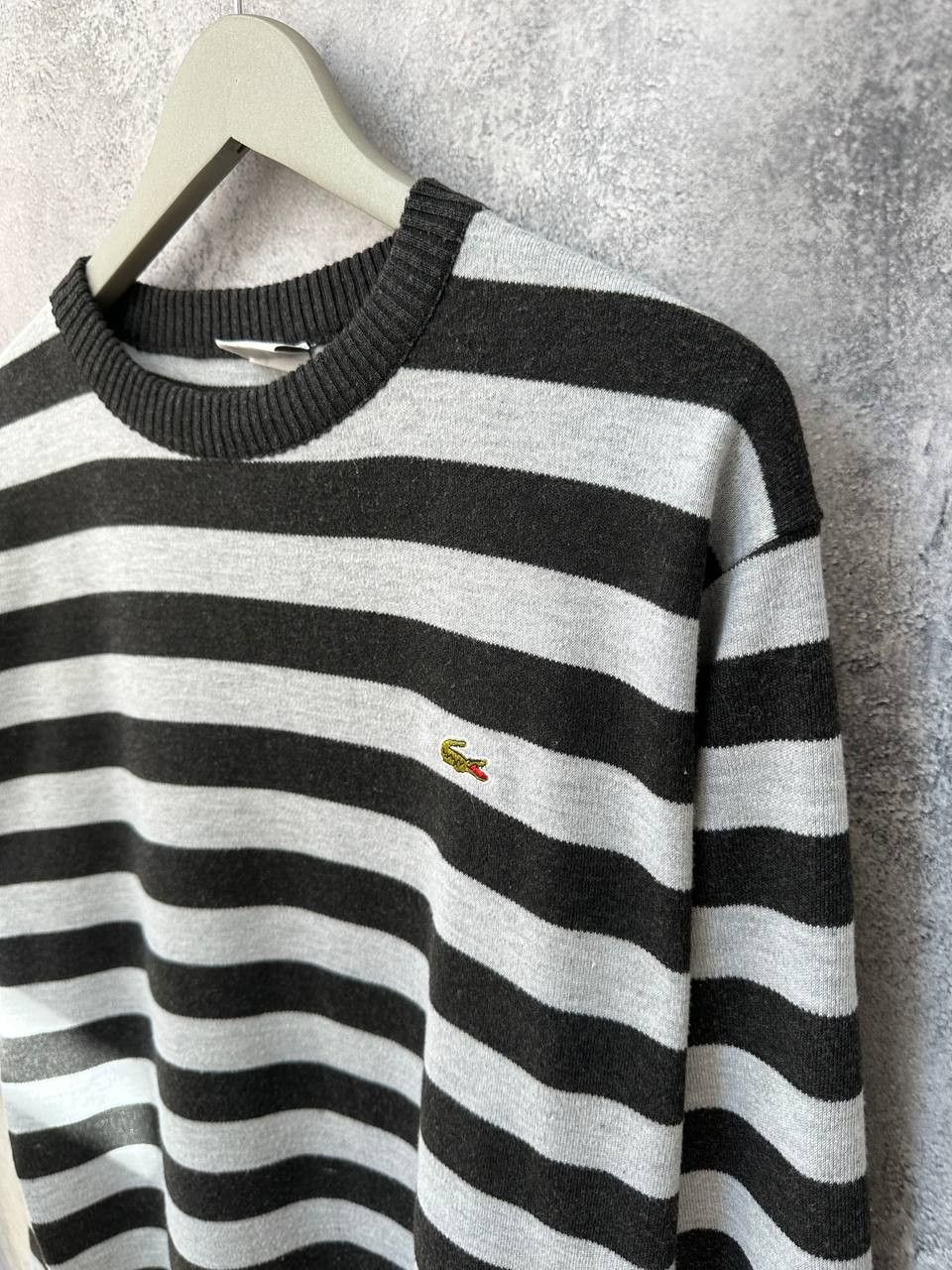 Lacoste Lacoste Striped Crew Neck Striped Vintage Jumper Size US L / EU 52-54 / 3 - 6 Thumbnail