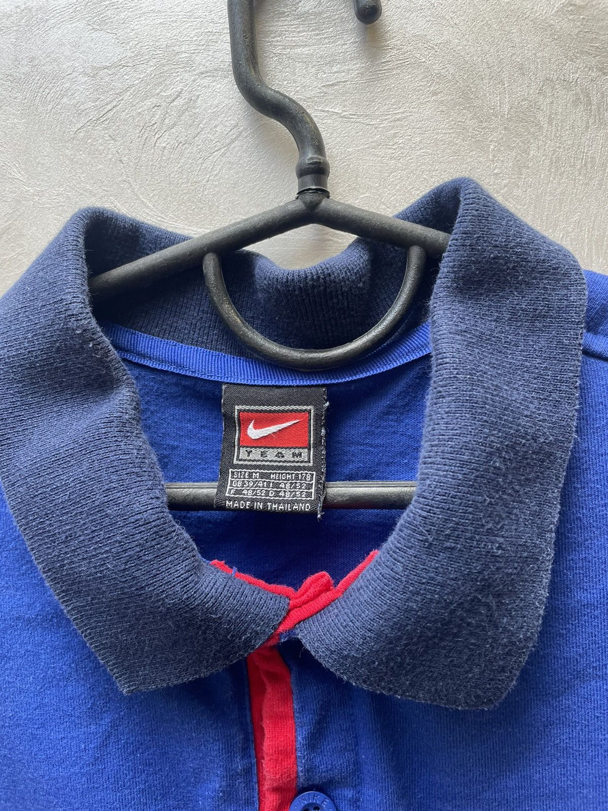 Nike × Vintage RANGERS 1997/1999 TRAINING FOOTBALL POLO SHIRT NIKE JERSEY Size US M / EU 48-50 / 2 - 5 Thumbnail