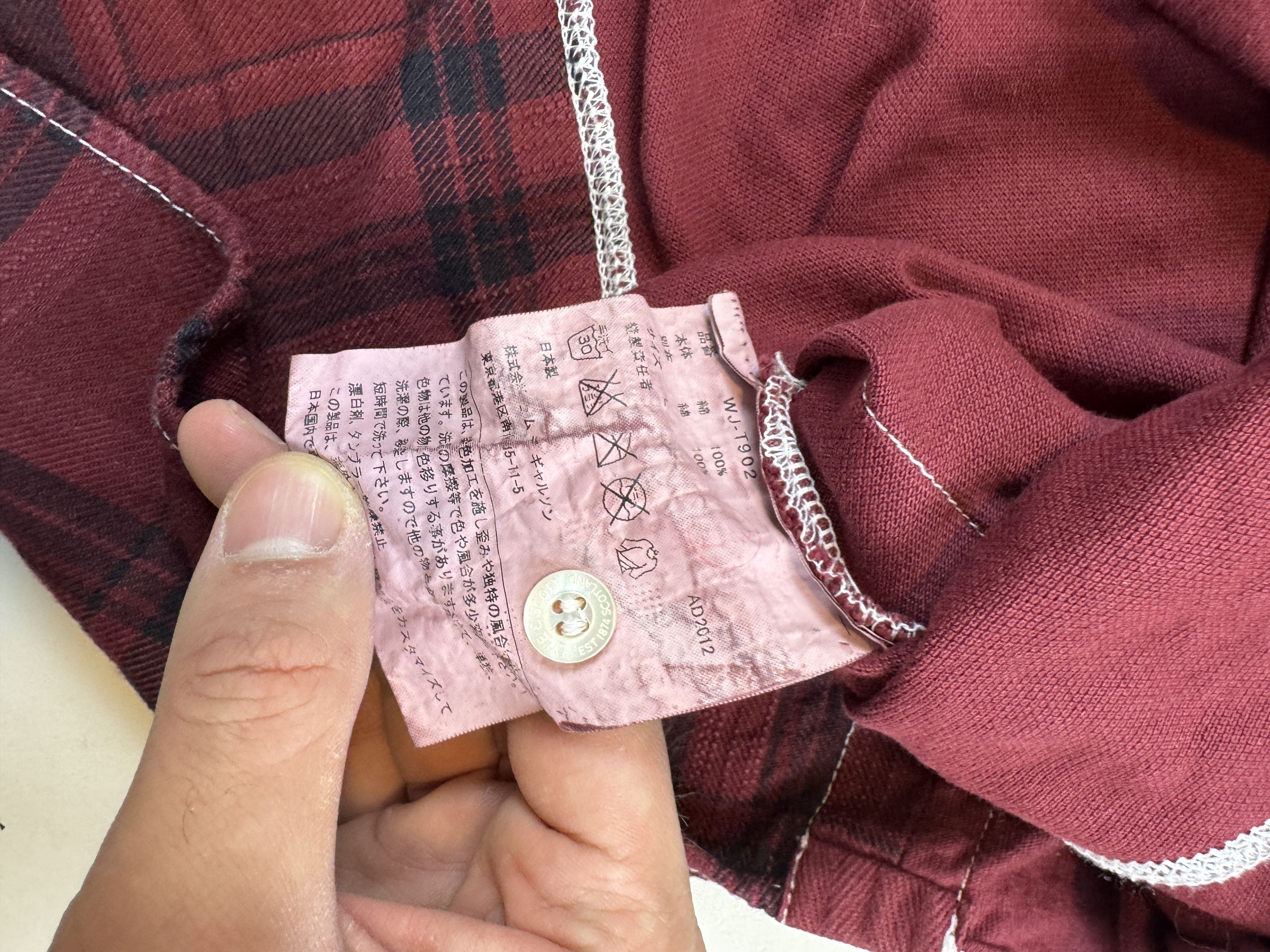Junya Watanabe Junya Watanabe x Lyle & Scott Tartan Polo Size US L / EU 52-54 / 3 - 5 Thumbnail