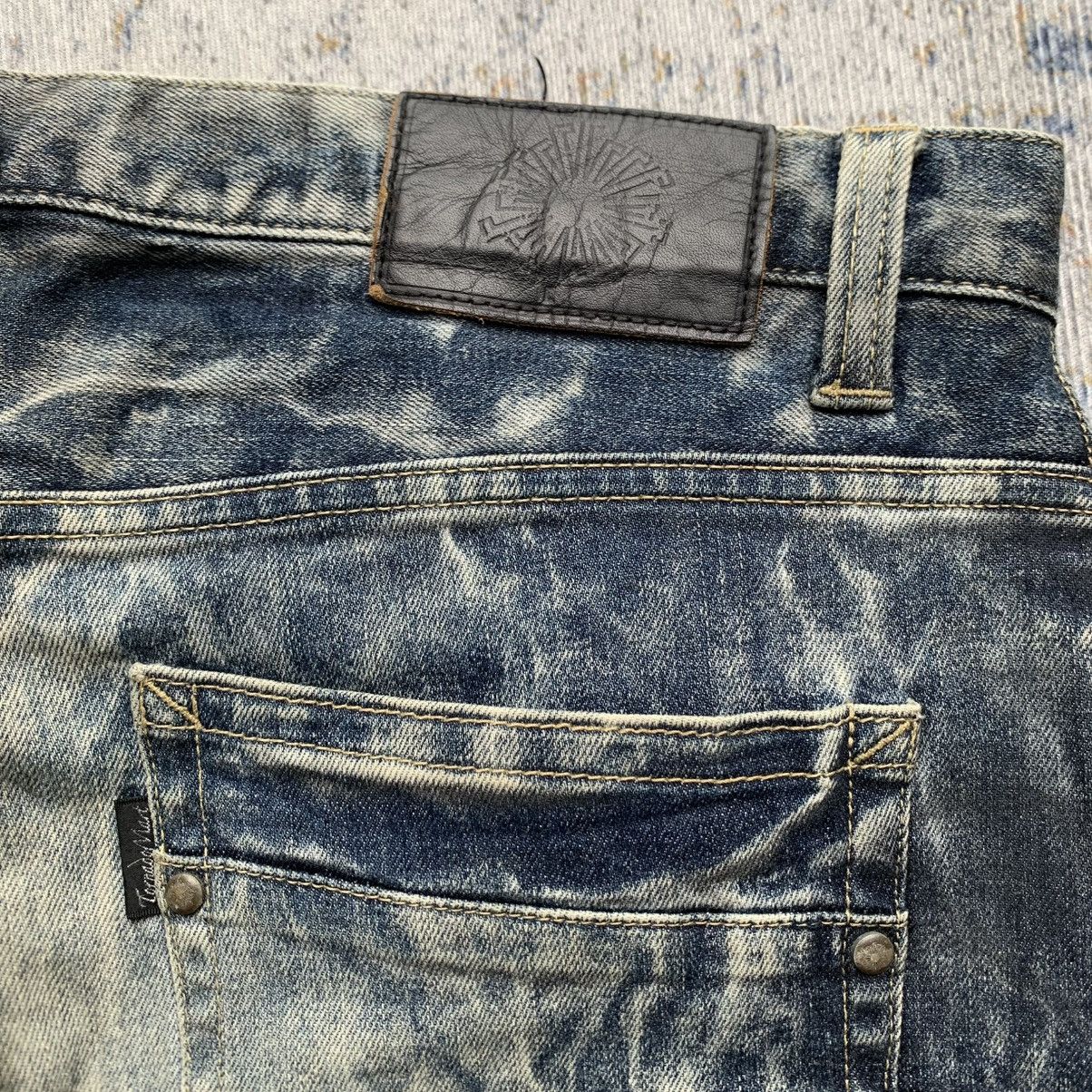 Tornado Mart Rare 2000s Tornado Mart Flared Acid Mudwash Jeans Size US 34 / EU 50 - 5 Thumbnail