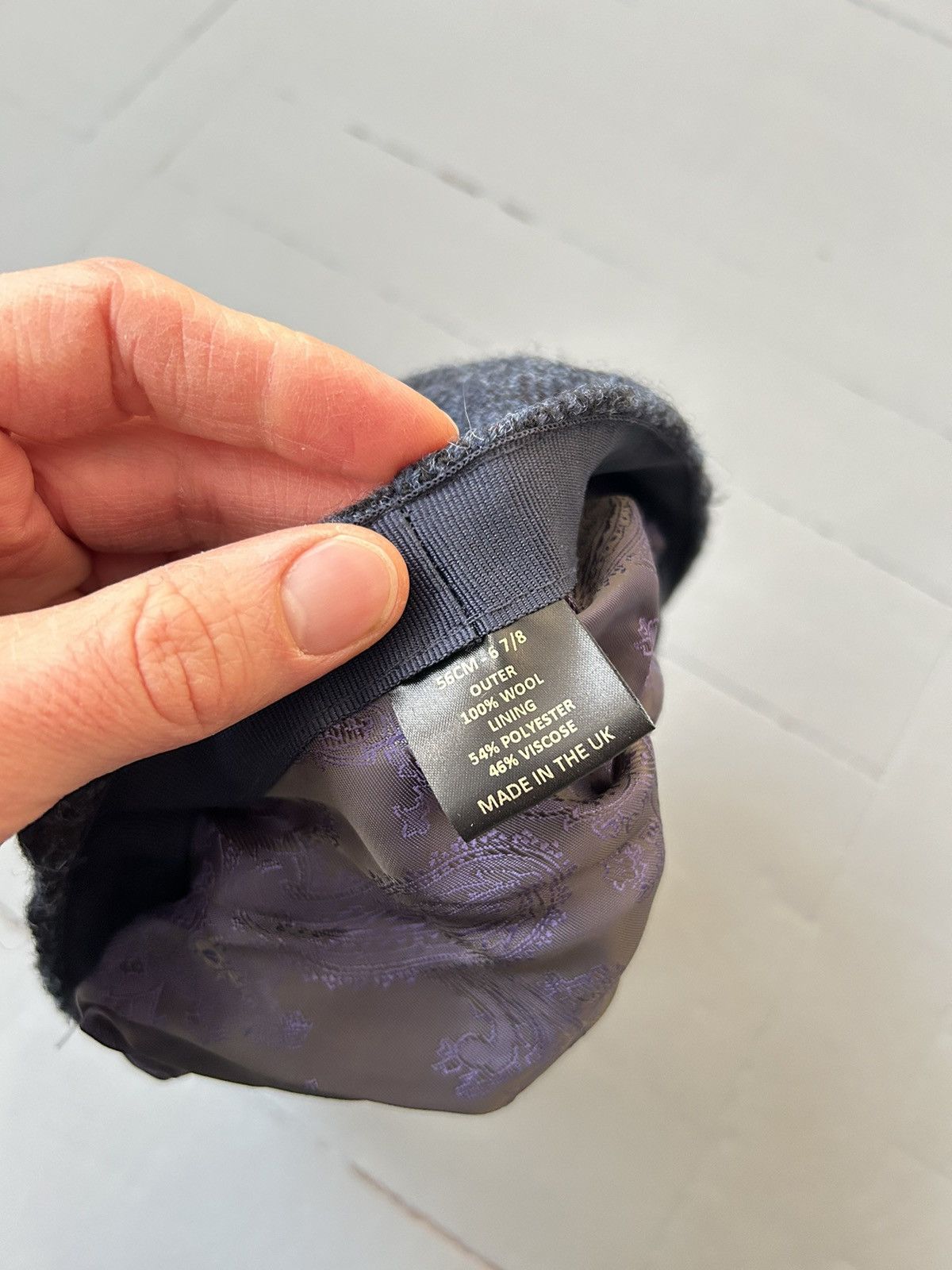 Harris Tweed Harris Tweed wool hat cap Size ONE SIZE - 6 Thumbnail
