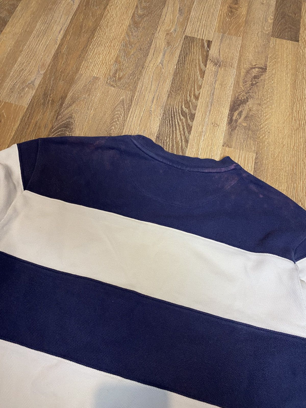 Vintage × Yves Saint Laurent Vintage YSL Yves Saint Laurent Stripped Sweatshirt Size US L / EU 52-54 / 3 - 11 Thumbnail