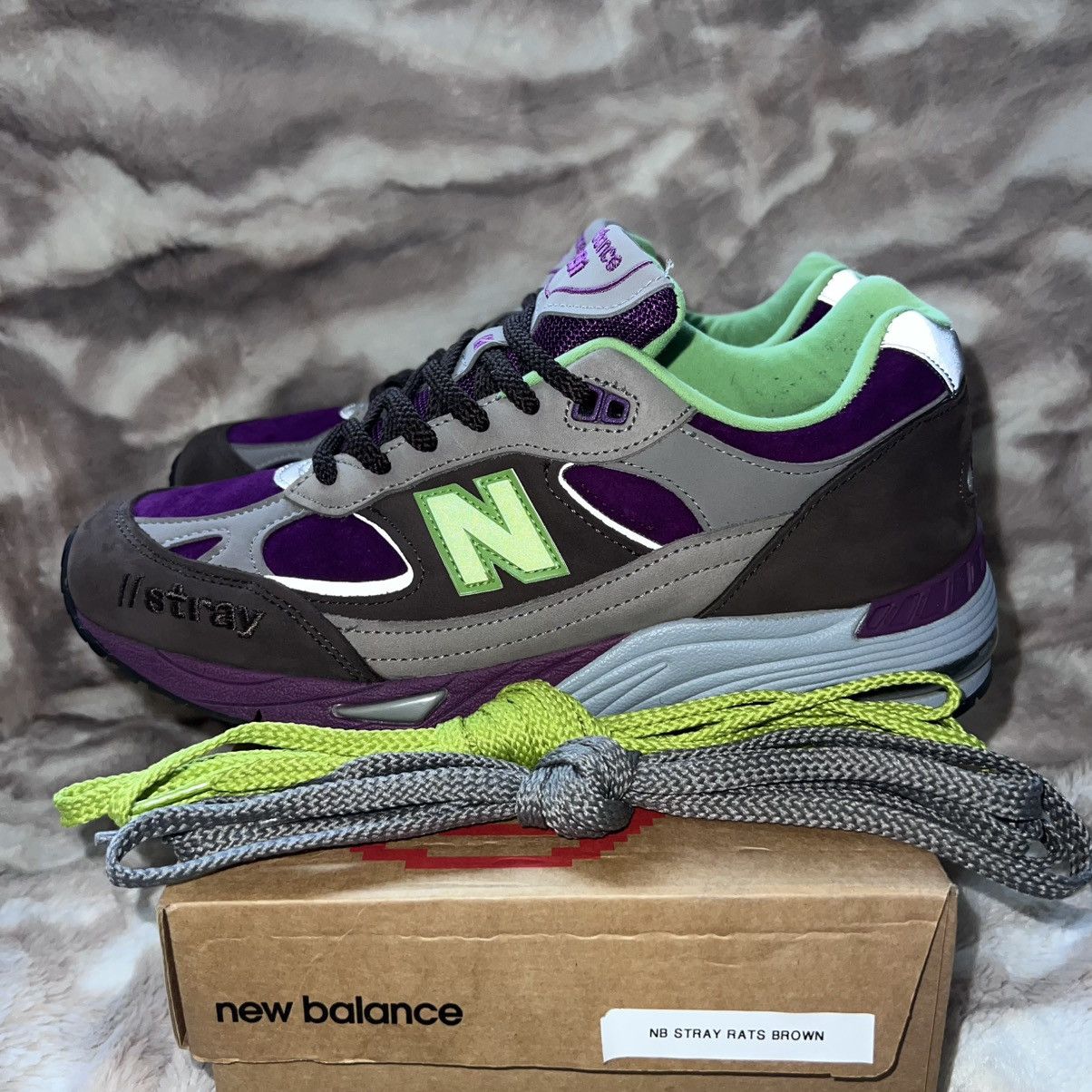 NEW BALANCE 991 STRAY RATS BROWN