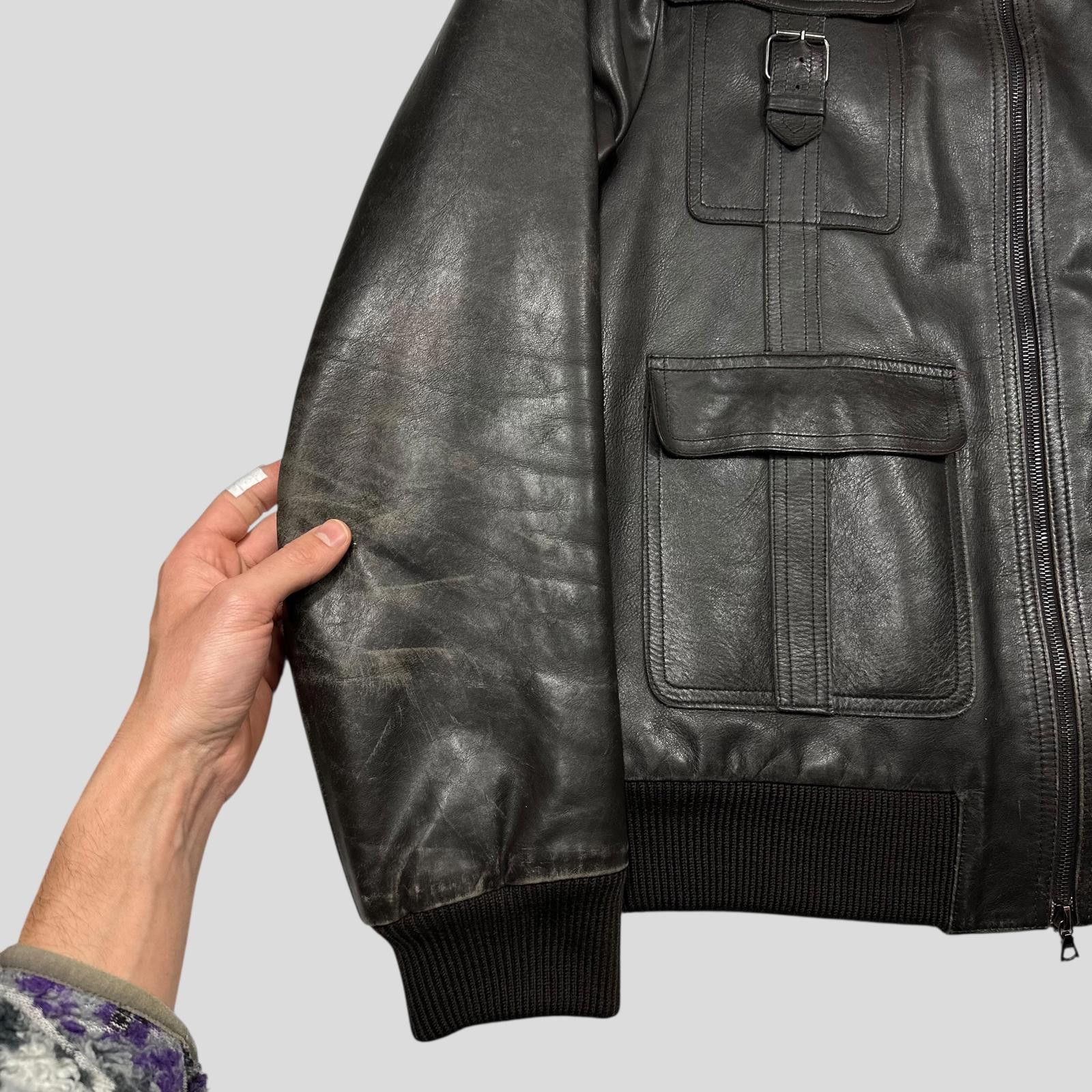 Neil Barrett Neil Barrett 00’s Multipocket Buckle Leather Moto Jacket - L Size US L / EU 52-54 / 3 - 9 Thumbnail