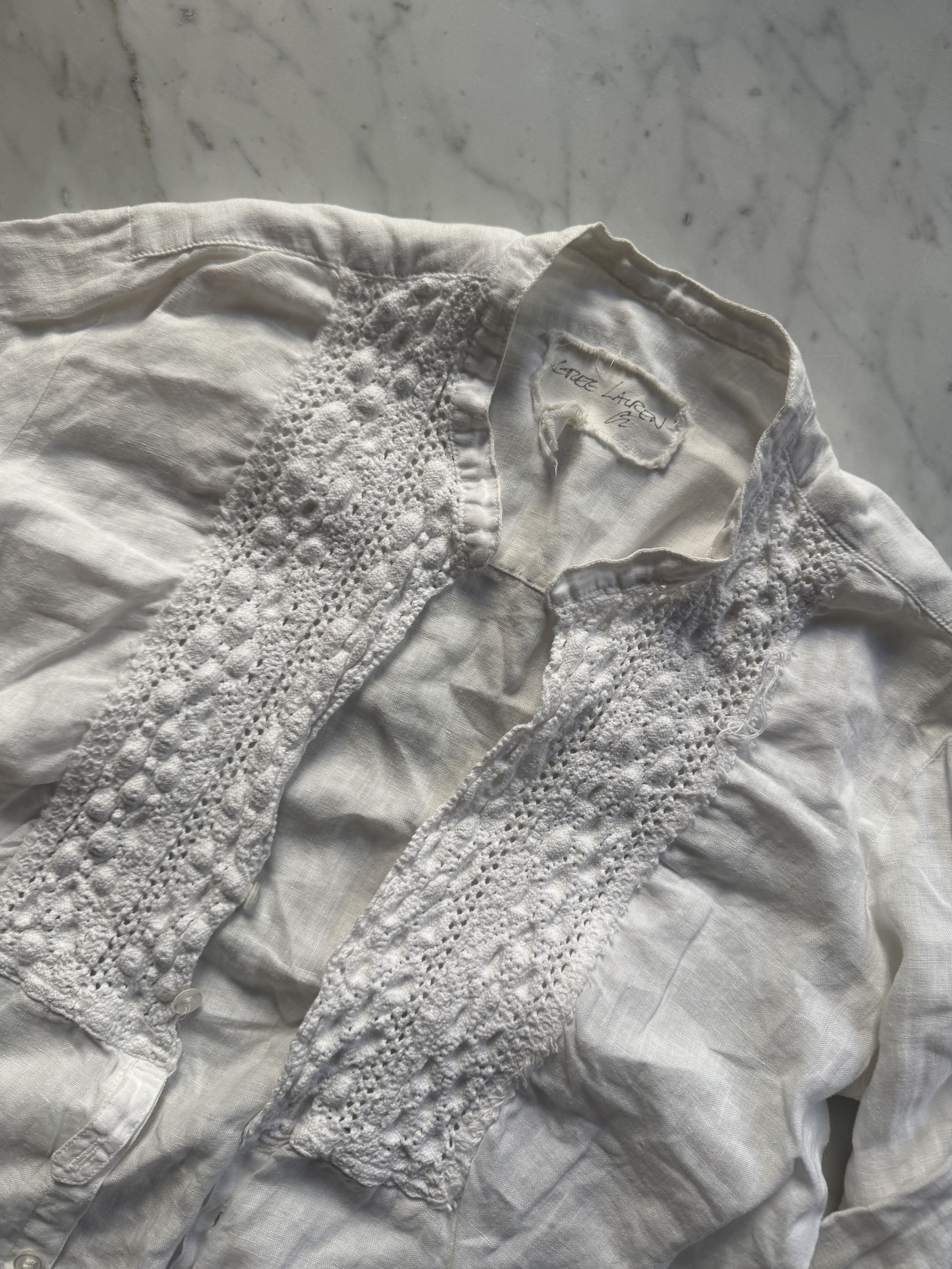 Greg Lauren Linen Tux Shirt Size US XS / EU 42 / 0 - 2 Thumbnail