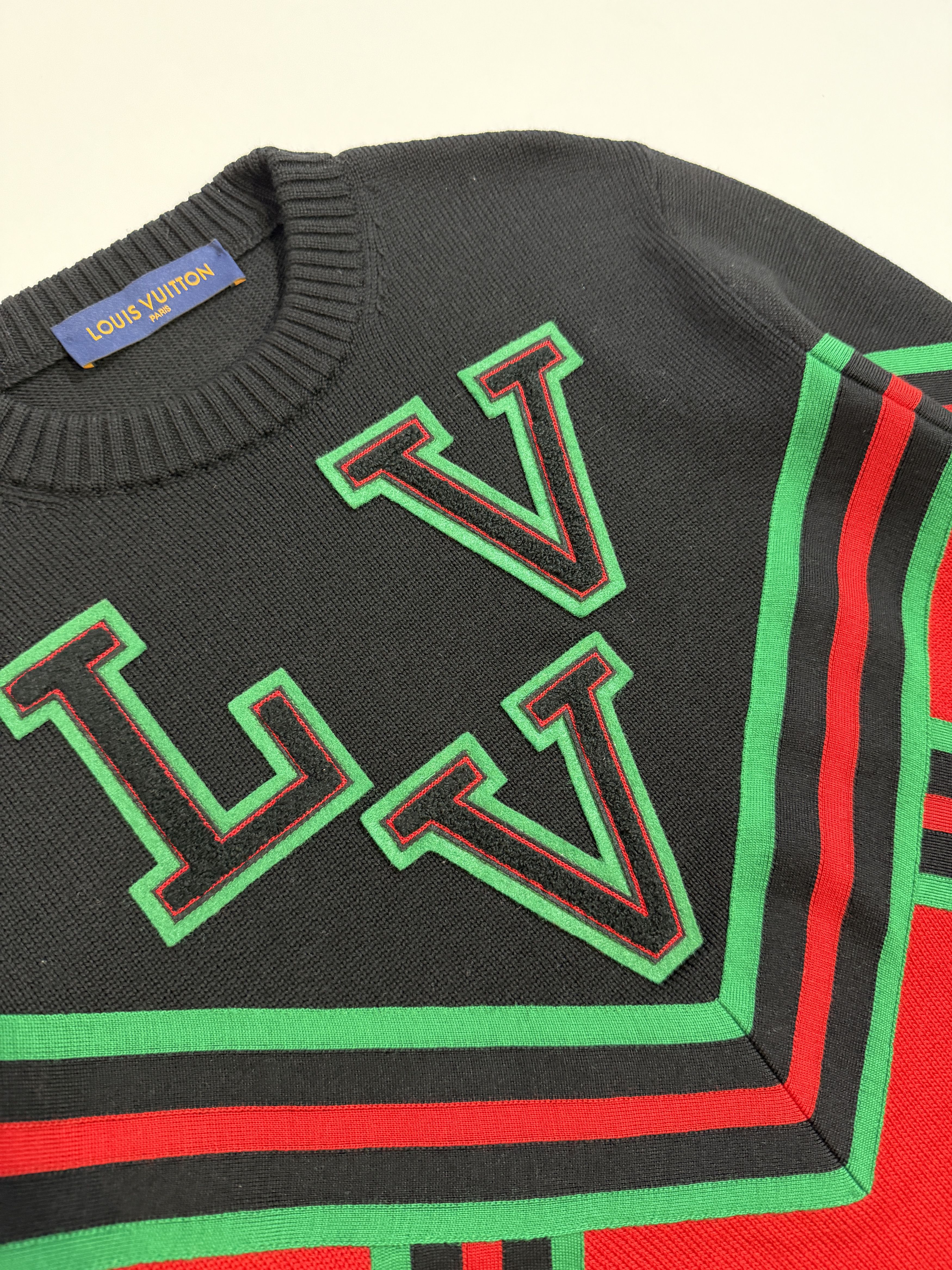 Louis Vuitton Louis Vuitton Virgil Sport Team Crewneck Size US L / EU 52-54 / 3 - 3 Thumbnail