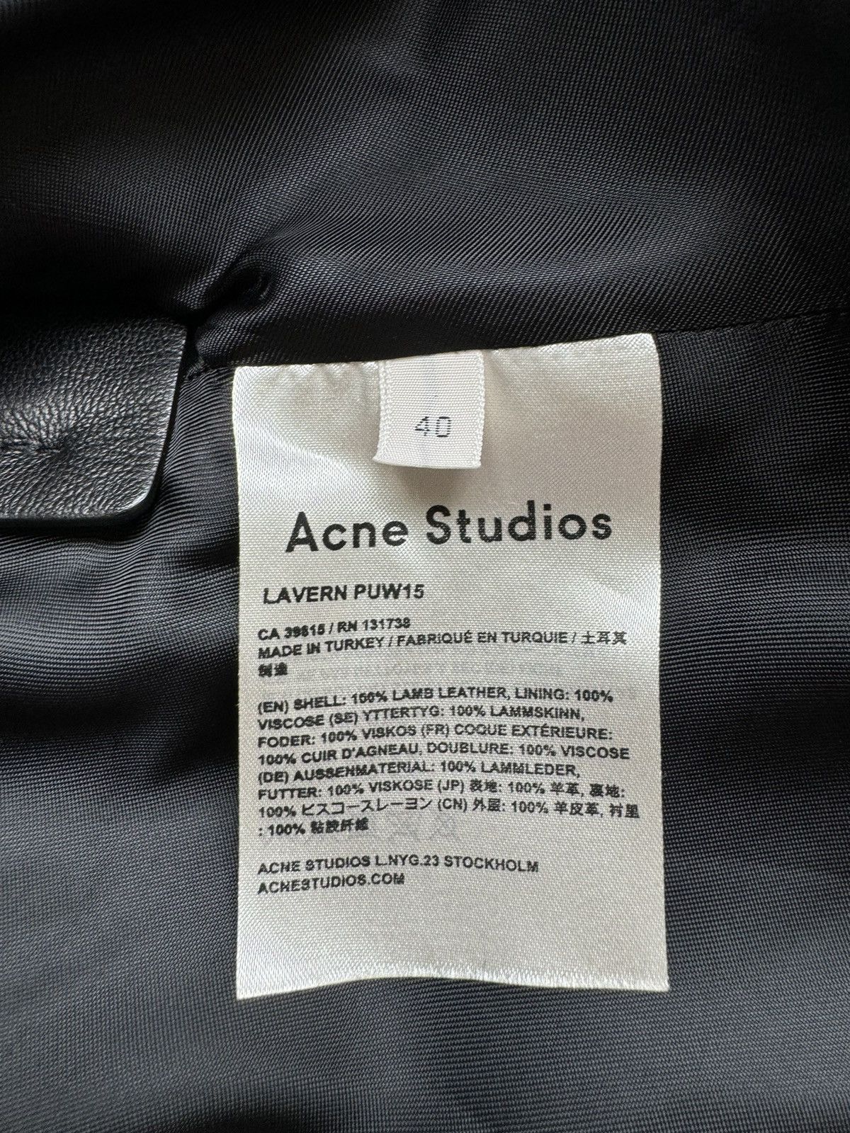 Acne Studios Acne Studios Lavern Leather plunge neck dress pinafore sz 40 Size S / US 4 / IT 40 - 11 Thumbnail