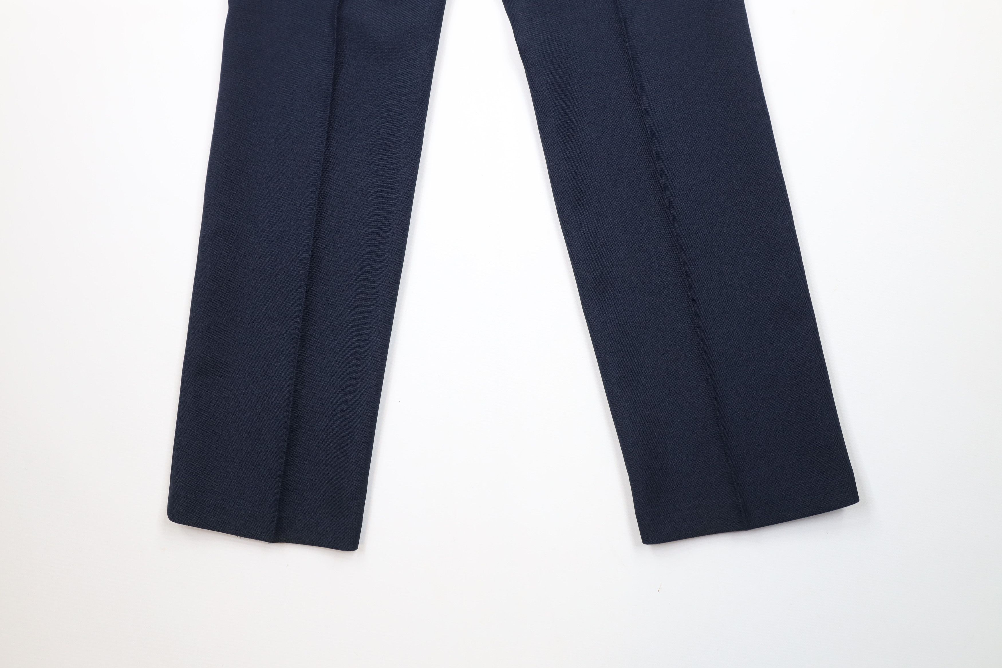 Levi's × Vintage Vintage 70s Levis Flared Wide Leg Chino Pants Navy Blue USA Size US 30 / EU 46 - 11 Thumbnail