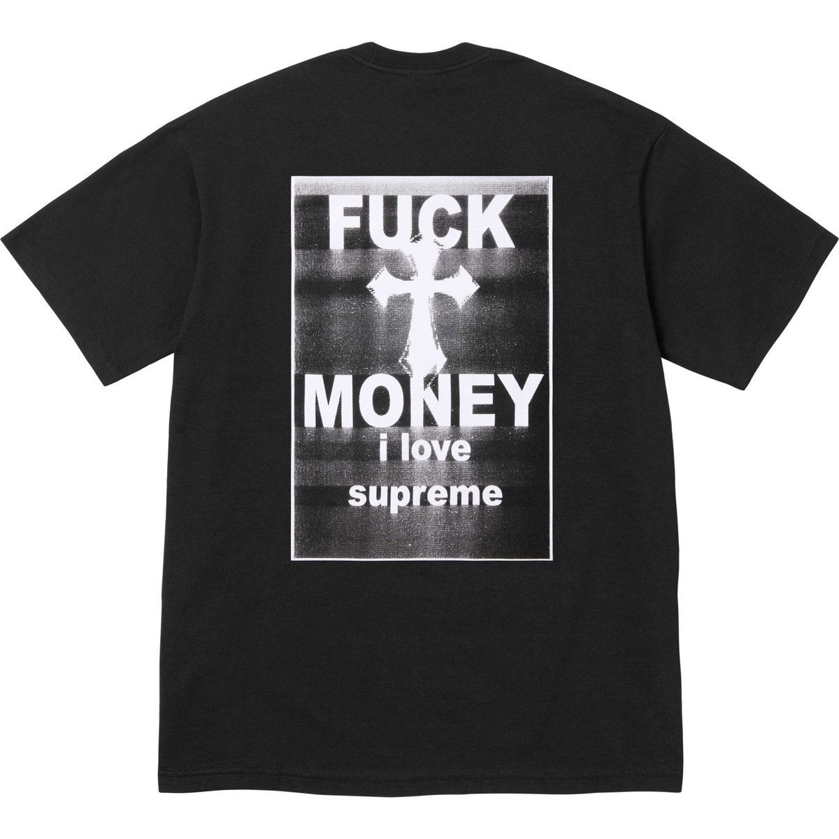 Supreme Supreme Fuck Money Tee Black XL FW24 Size US XL / EU 56 / 4 - 1 Thumbnail