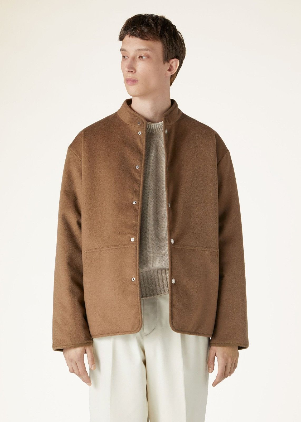 Loro Piana o1srvl11e0125 Reversible Jacket in Brown Size US M / EU 48-50 / 2 - 6 Thumbnail