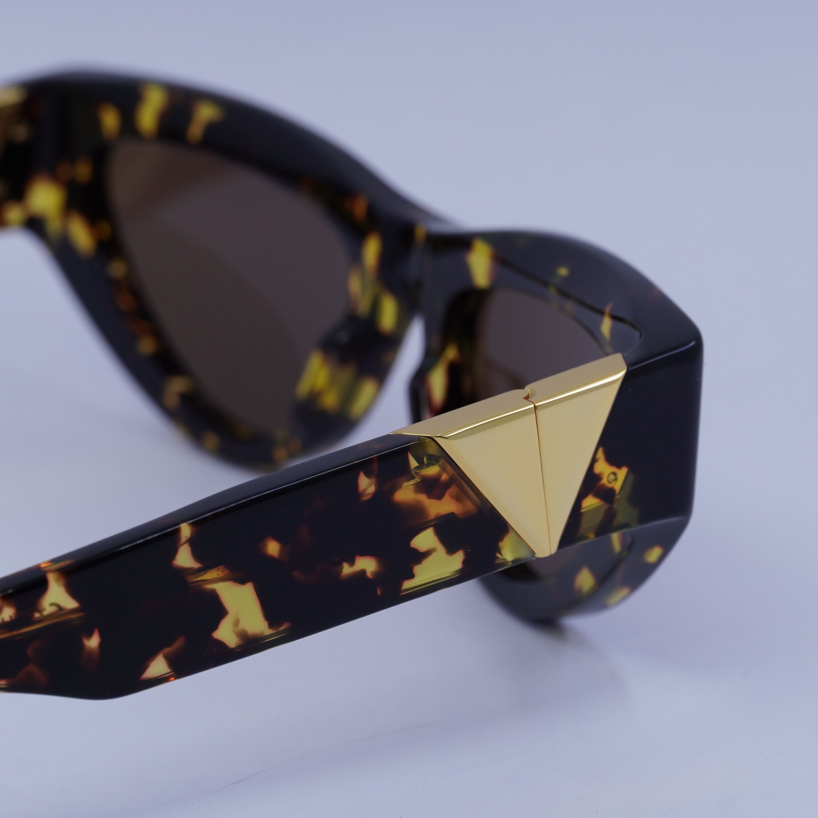 Bottega Veneta Bottega Veneta BV1176S 002 Sunglasses Havana Cat Eye Frame Size ONE SIZE - 10 Thumbnail