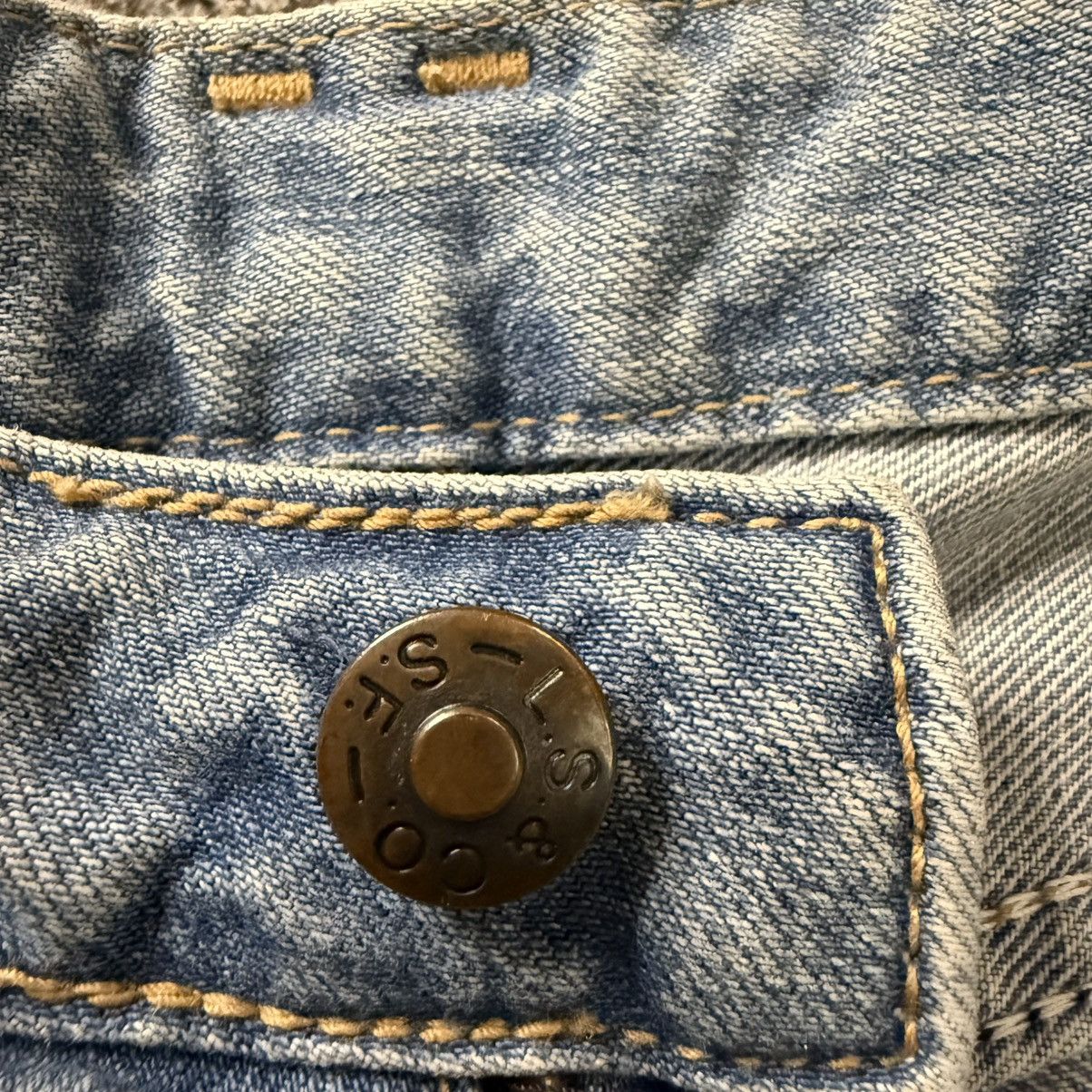 Beauty Beast 🔥🇯🇵 Flared Sick Vintage Y2K Levis 553 Ripped Jeans W31 Size US 31 - 14 Thumbnail