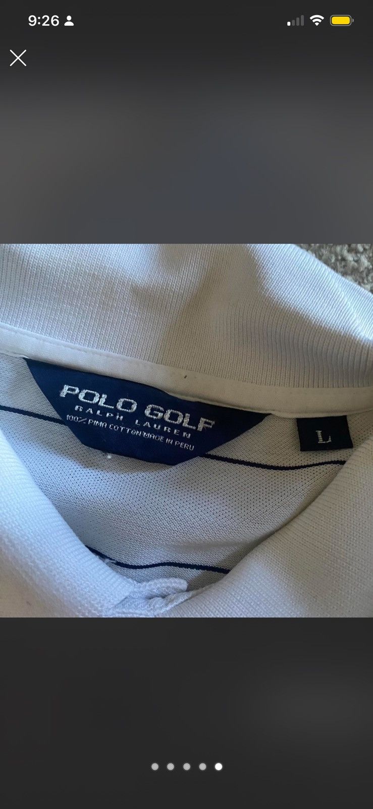 Polo Ralph Lauren Polo White Black Stripe Longsleeve Size US L / EU 52-54 / 3 - 5 Thumbnail