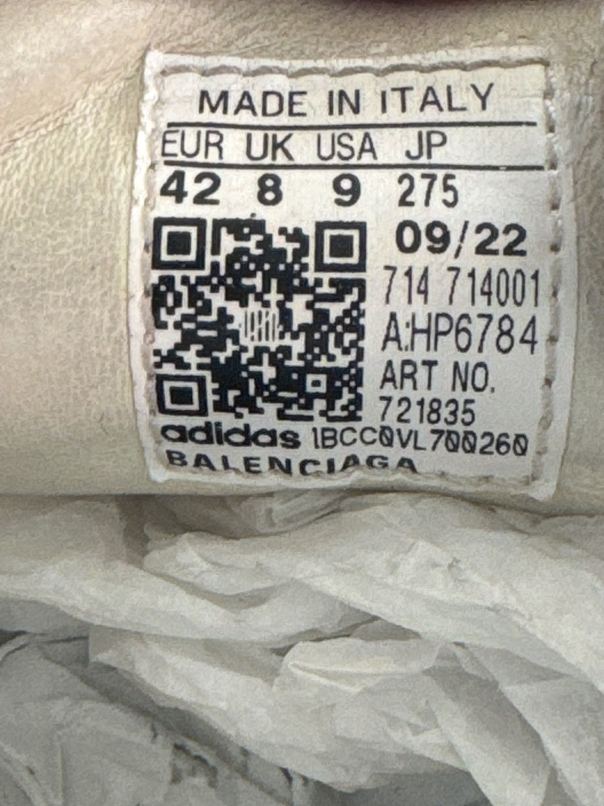 Balenciaga Balenciaga X adidas vintage stan smith Size US 9.5 / EU 42-43 - 7 Thumbnail