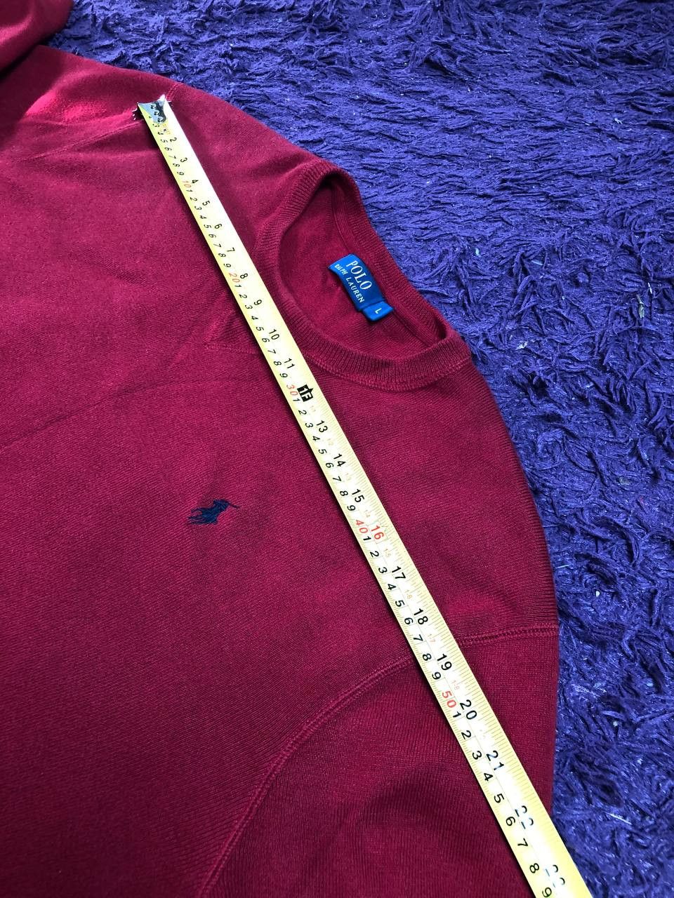 Polo Ralph Lauren × RRL Ralph Lauren × Vintage Vintage Polo Ralph Lauren Red Sweater Size US L / EU 52-54 / 3 - 10 Thumbnail