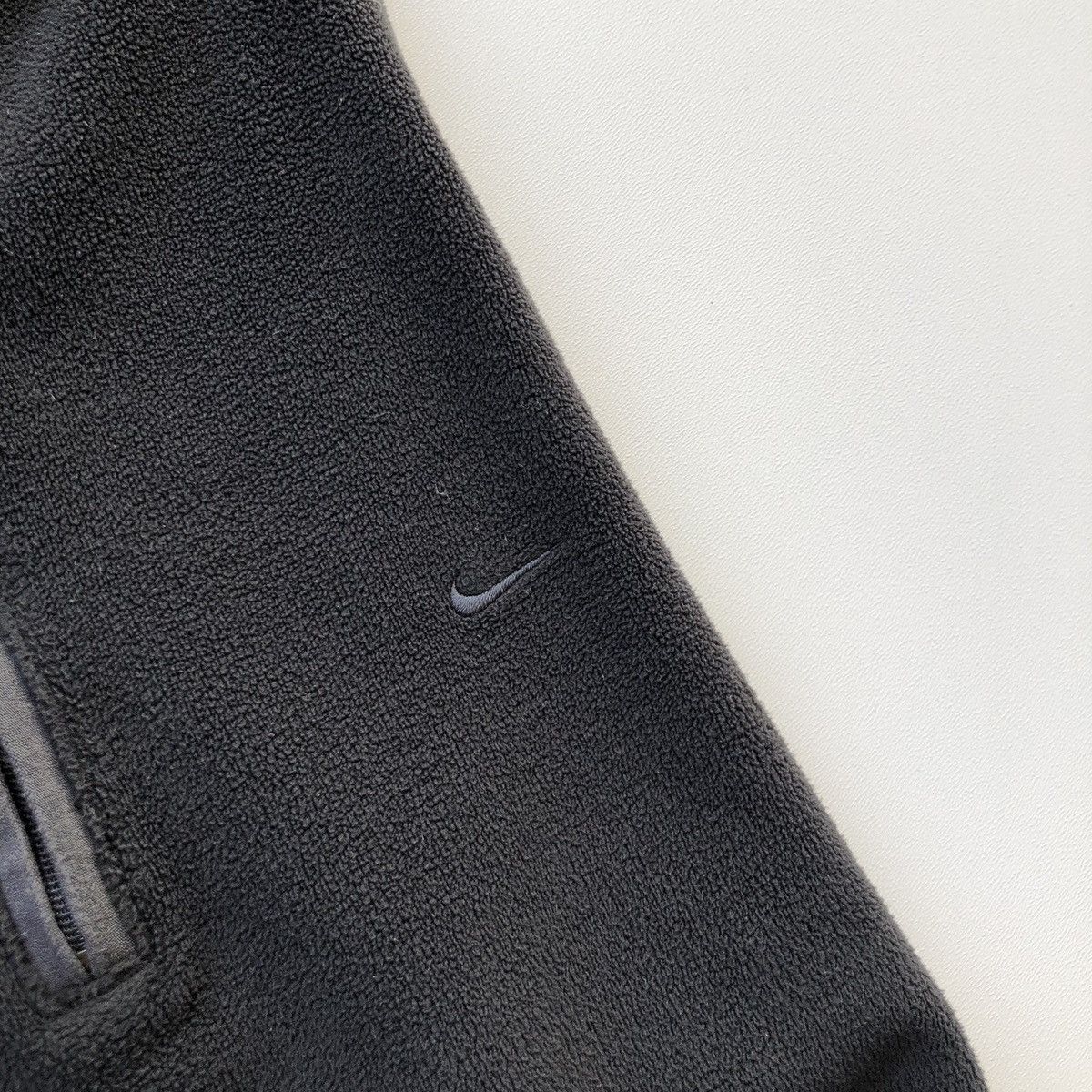 Nike Nike Women Vintage 1/3 Fleece Pullover Black Gorpcore Size M / US 6-8 / IT 42-44 - 8 Thumbnail