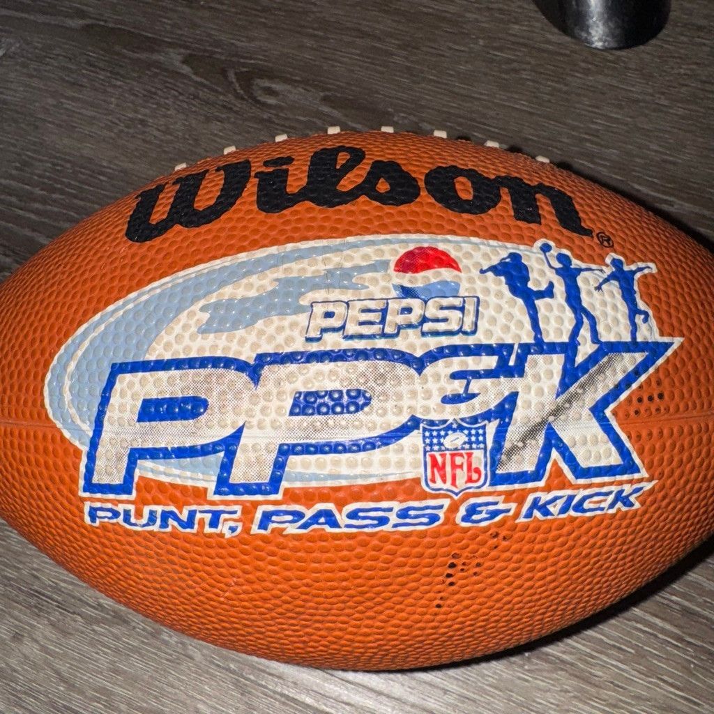 Wilson Vintage Wilson Pepsi NFL Punt Pass & Kick Football One Size Size ONE SIZE - 2 Thumbnail