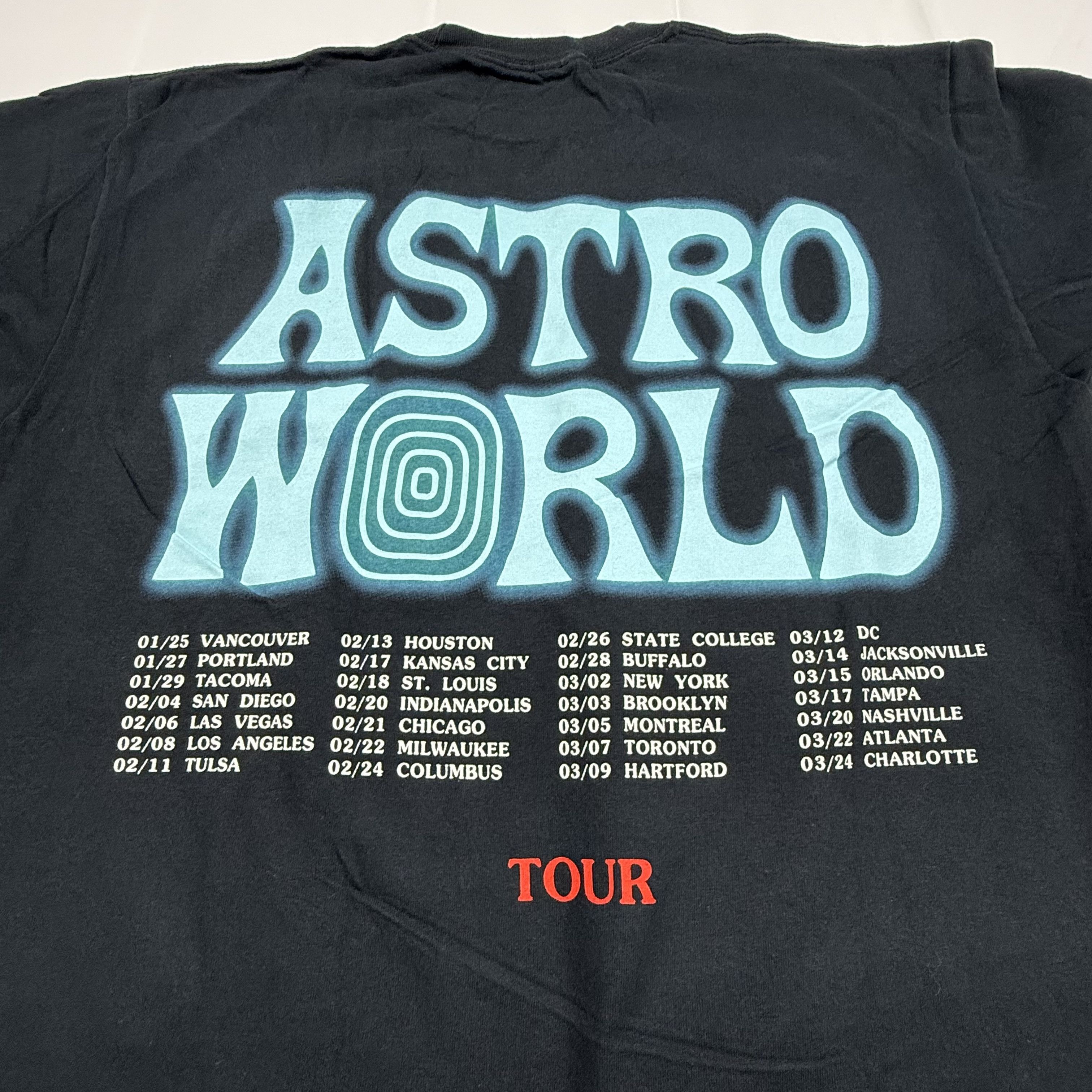Travis Scott Travis Scott Astroworld 2018 Tour Long Sleeve Shirt Black Size US L / EU 52-54 / 3 - 2 Thumbnail