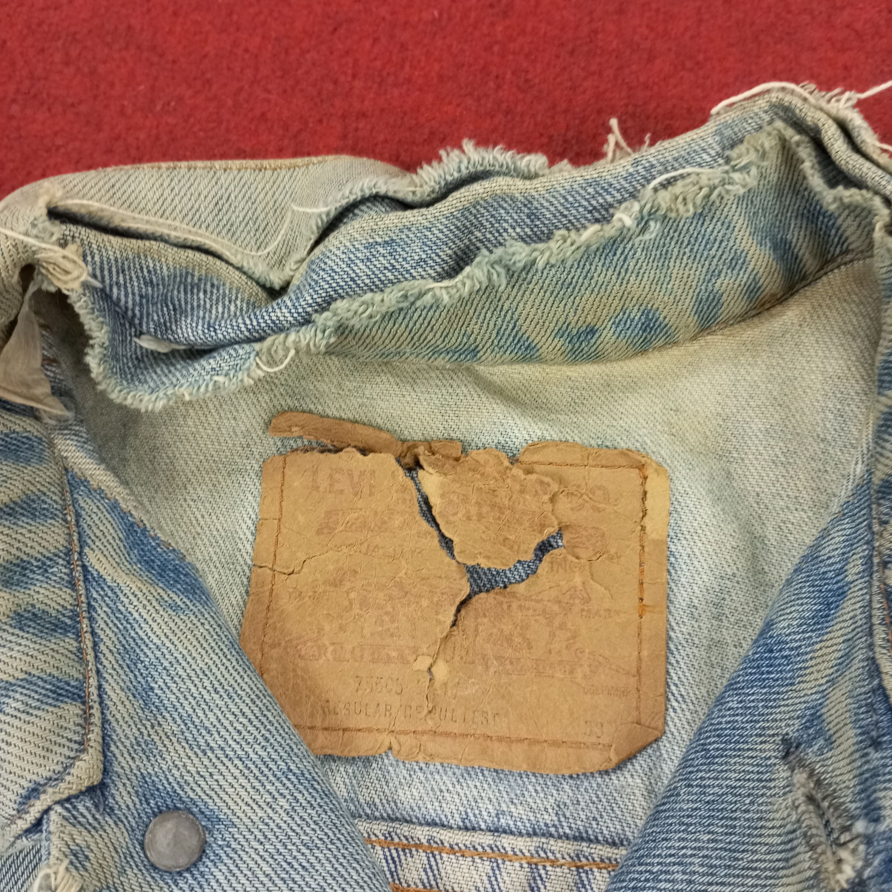 Levi's × Vintage Levis X Custom Skulls Design Jacket Fashion Streetwear Style Size US S / EU 44-46 / 1 - 6 Thumbnail