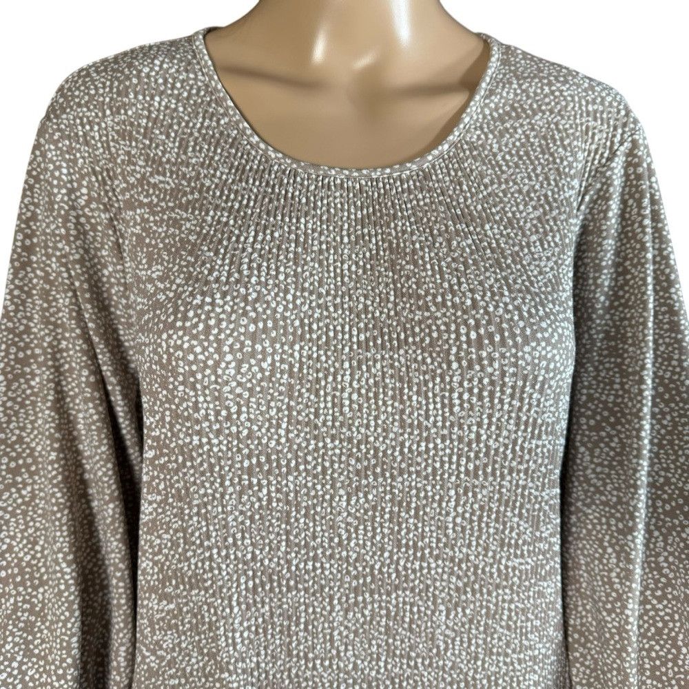 Adrianna Papell NWT New $79 Adrianna Papell Animal Print Pleated 3/4 Sleeve Size XL / US 12-14 / IT 48-50 - 2 Thumbnail