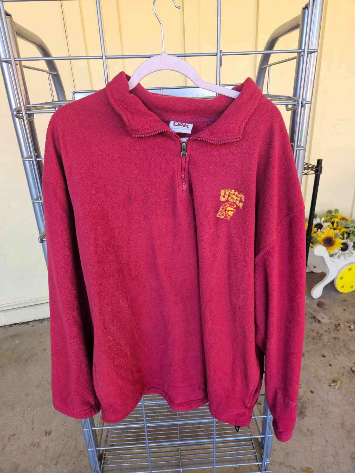Other USC Trojans Red Oak Quarter Zip Fleece Jacket Size US XXL / EU 58 / 5 - 1 Thumbnail