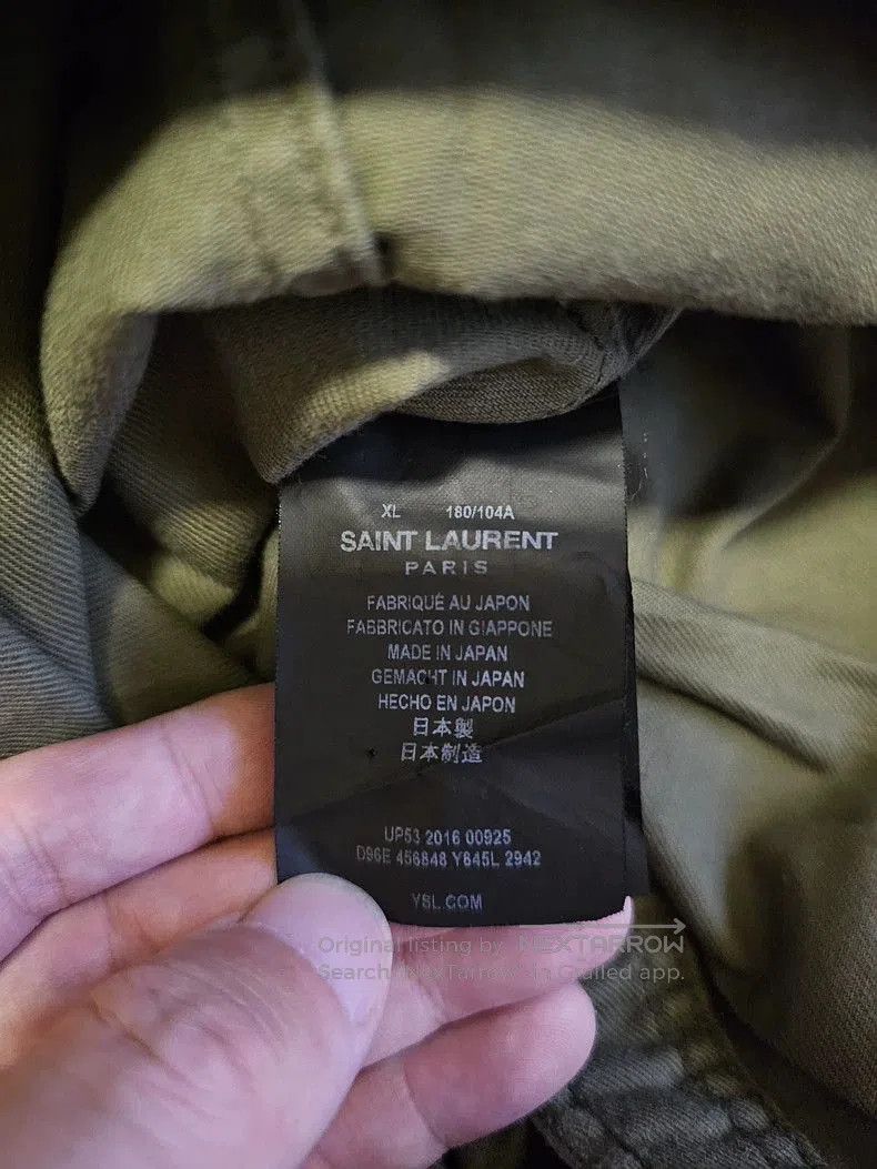 Saint Laurent Paris Saint Laurent Long Sleeve Button Up Shirt. Size US XL / EU 56 / 4 - 3 Thumbnail