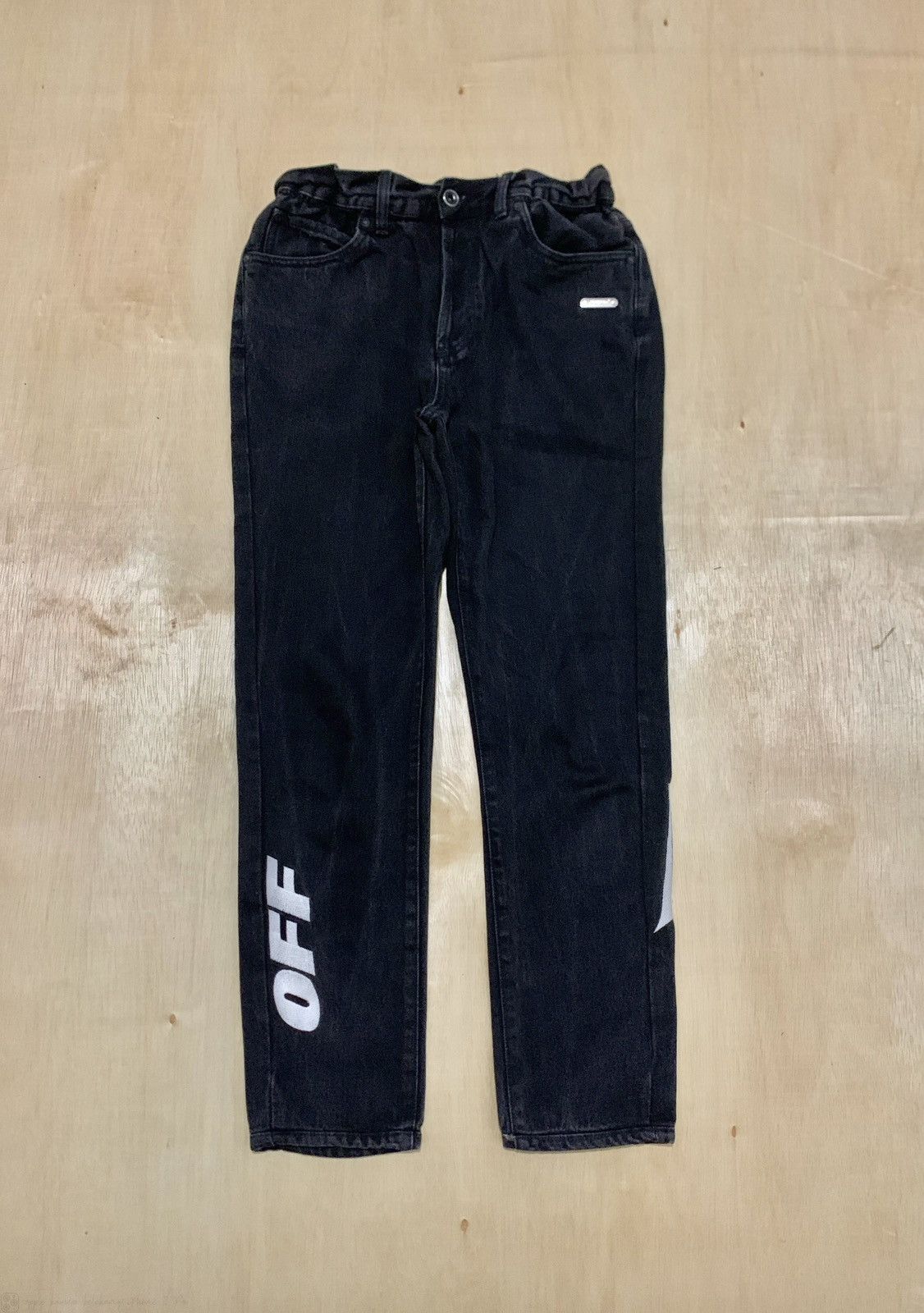 Off-White Black Denim
