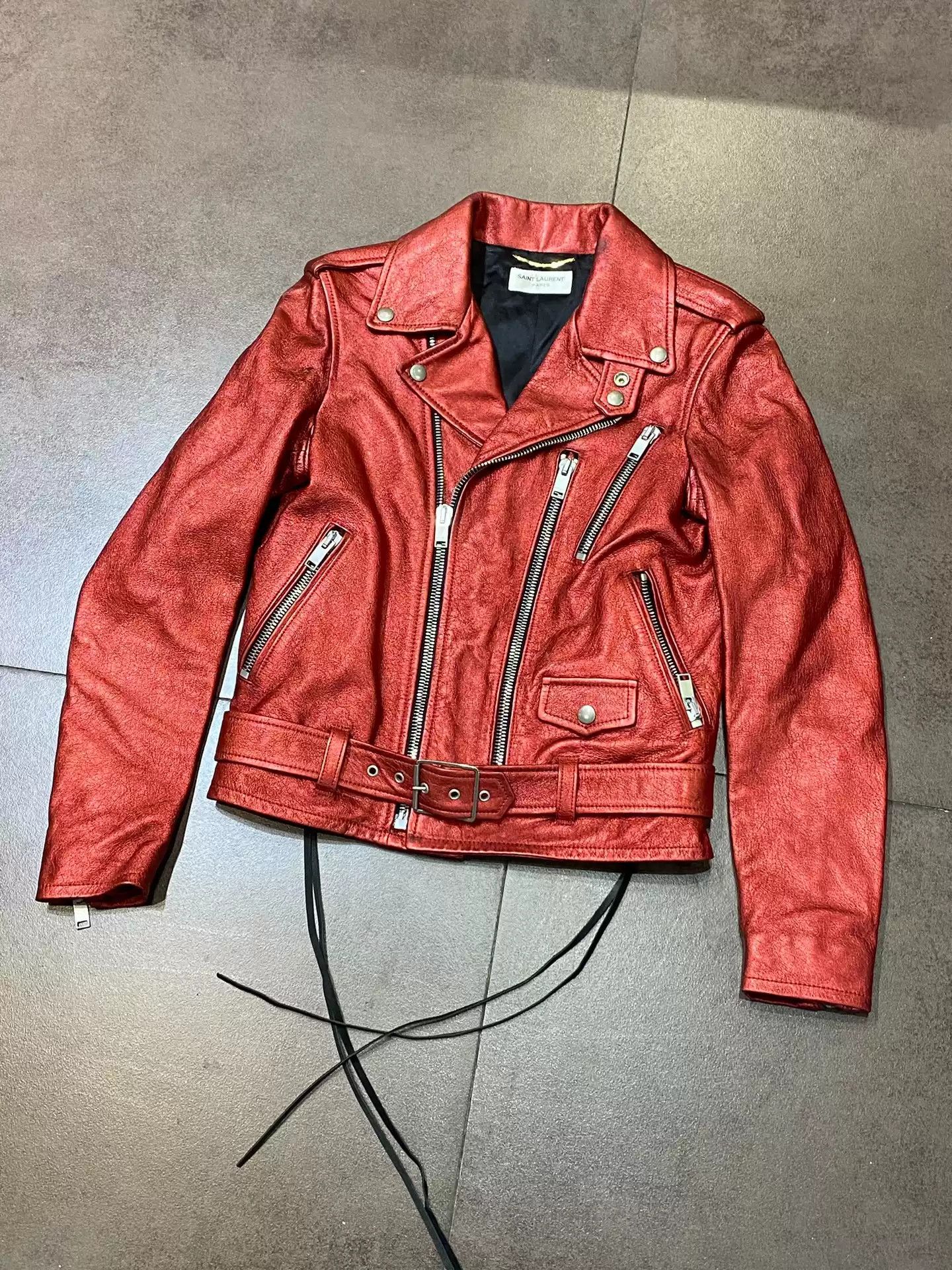 Saint Laurent Paris Saint Laurent Paris Slp female L17 leather clothing Size US M / EU 48-50 / 2 - 1 Thumbnail