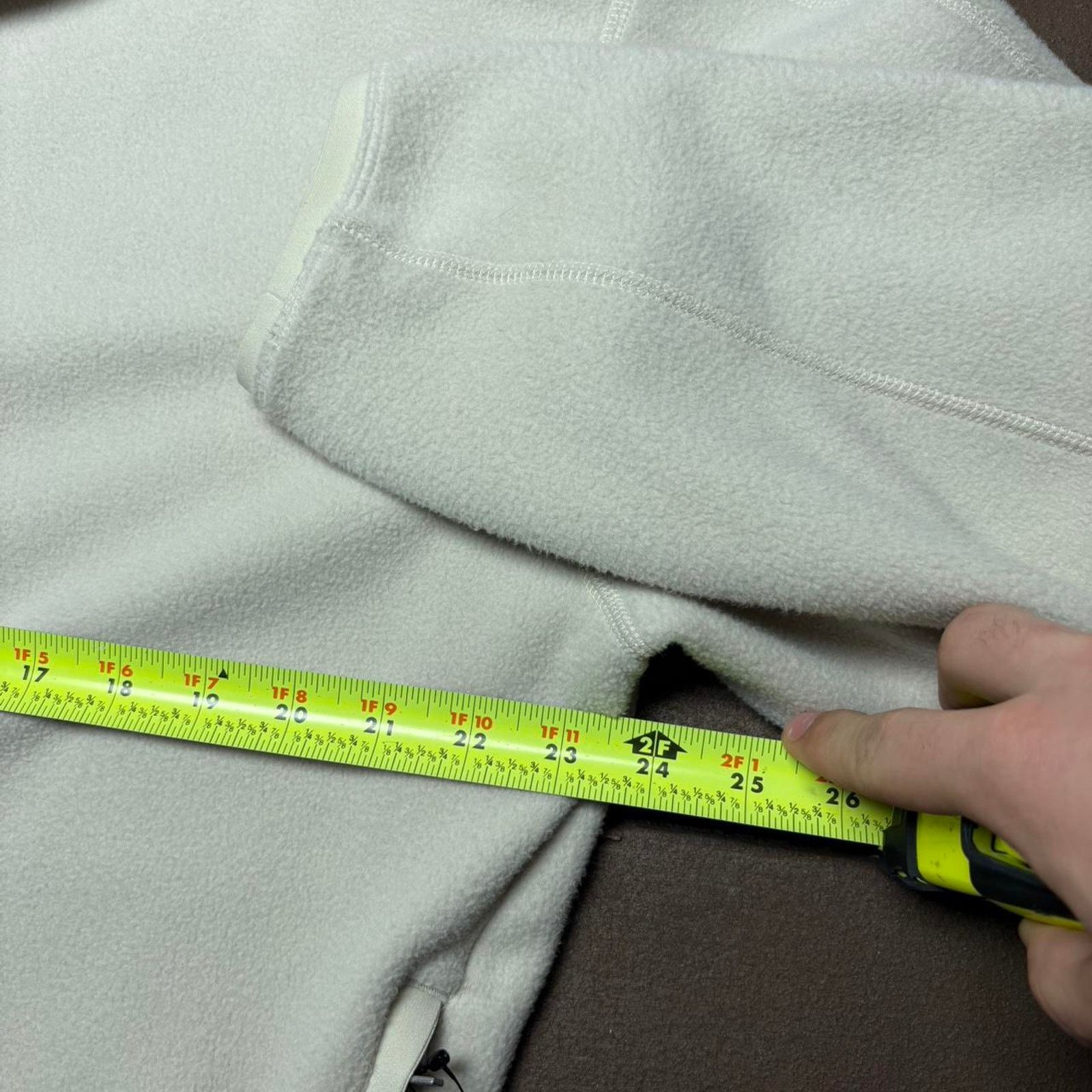 Lululemon White Mens Lululemon Quarter Zip-up Size US L / EU 52-54 / 3 - 4 Thumbnail