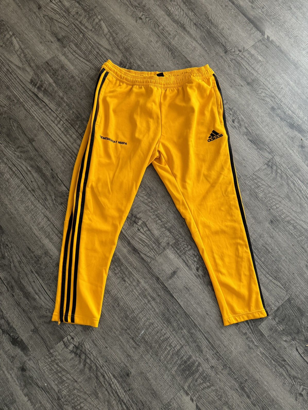 image of Adidas Training Pant XL in Yellow, Men's (Size 38)