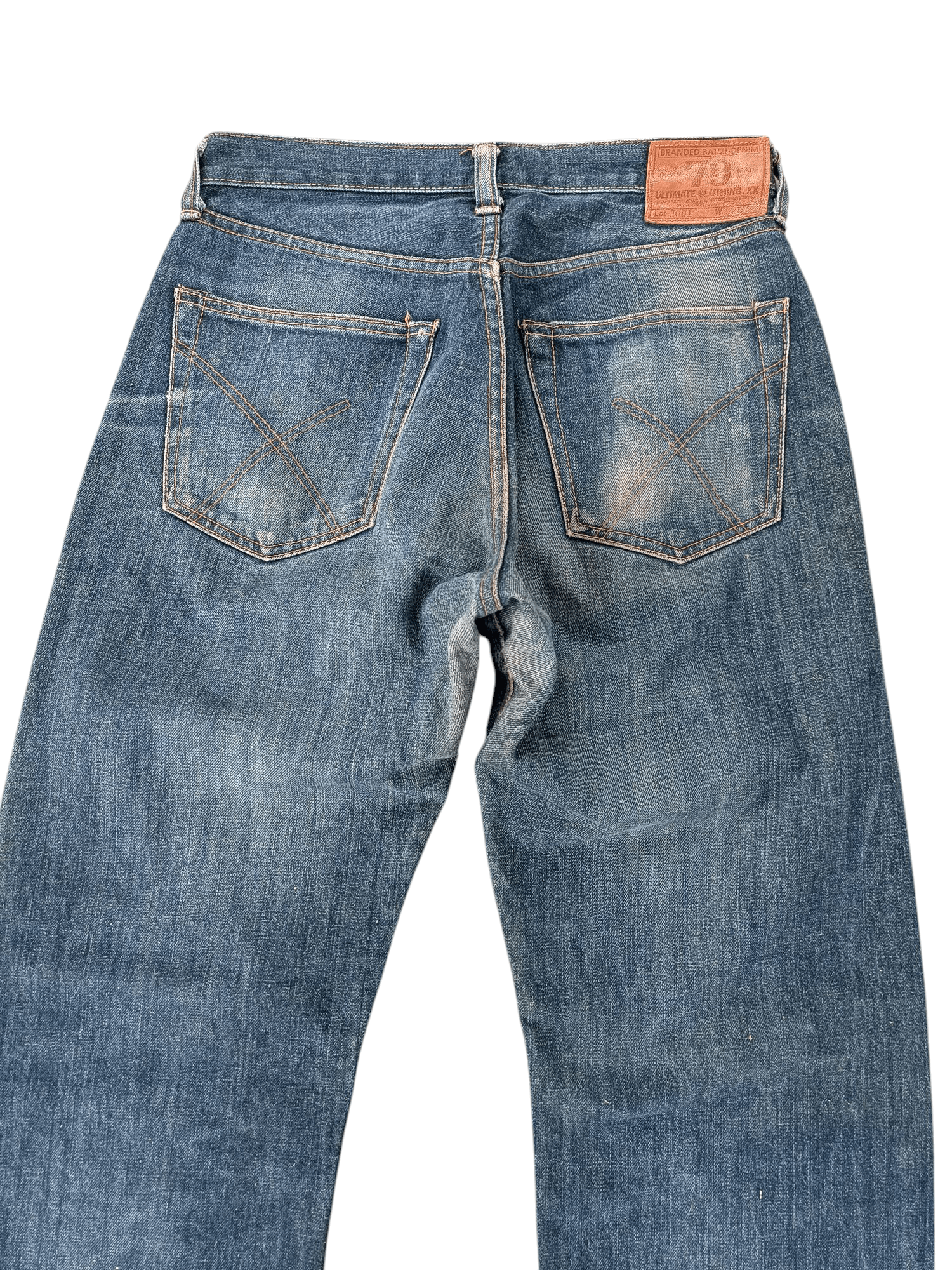 Japanese Brand Japanese Brand Batsu Denim 79 Lot J001 Selvedge Denim E199 Size US 30 / EU 46 - 12 Thumbnail