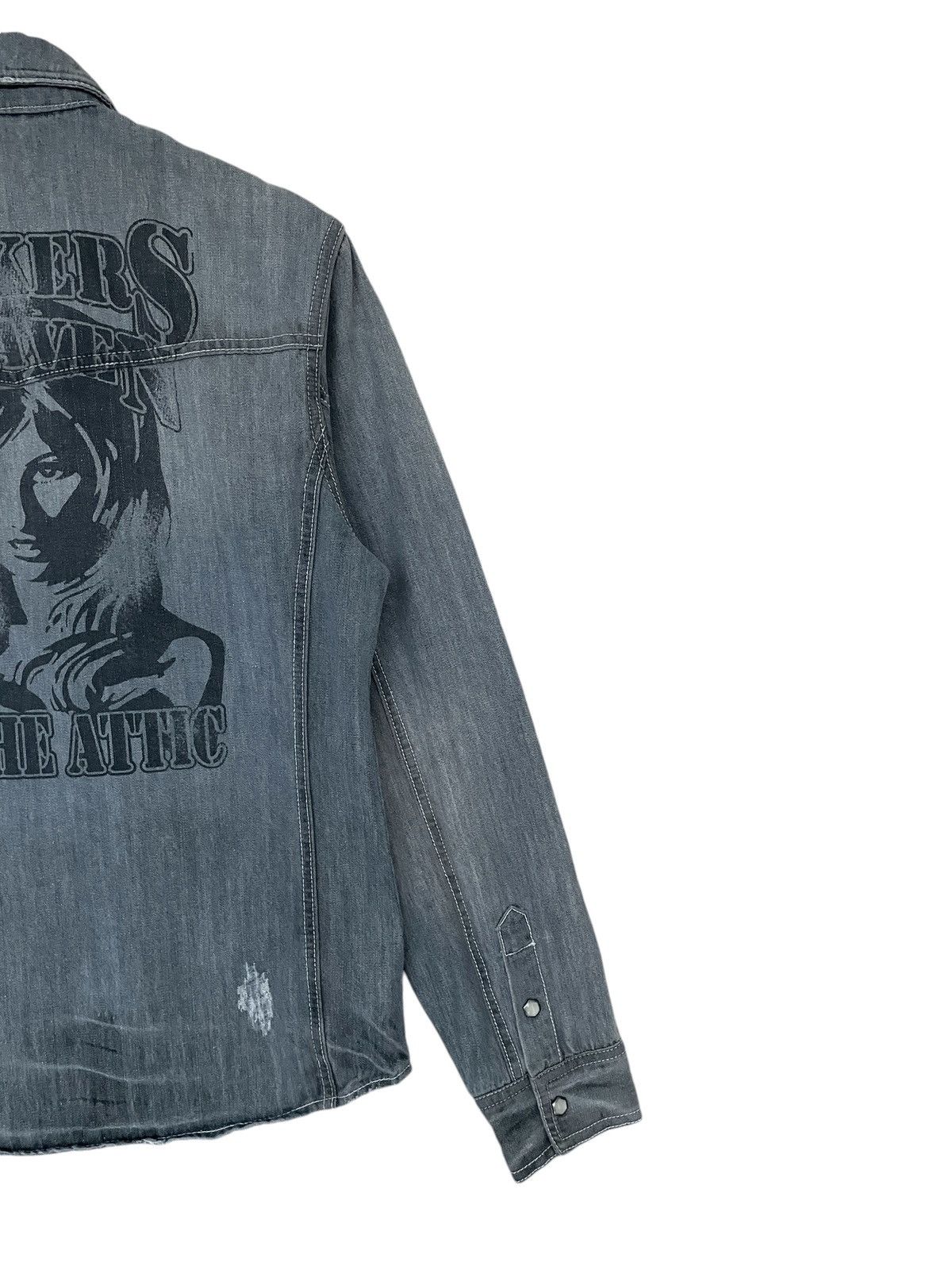 If Six Was Nine × In The Attic Vintage Brand In The Attic Western Denim Shirt 2000s Size US M / EU 48-50 / 2 - 8 Thumbnail
