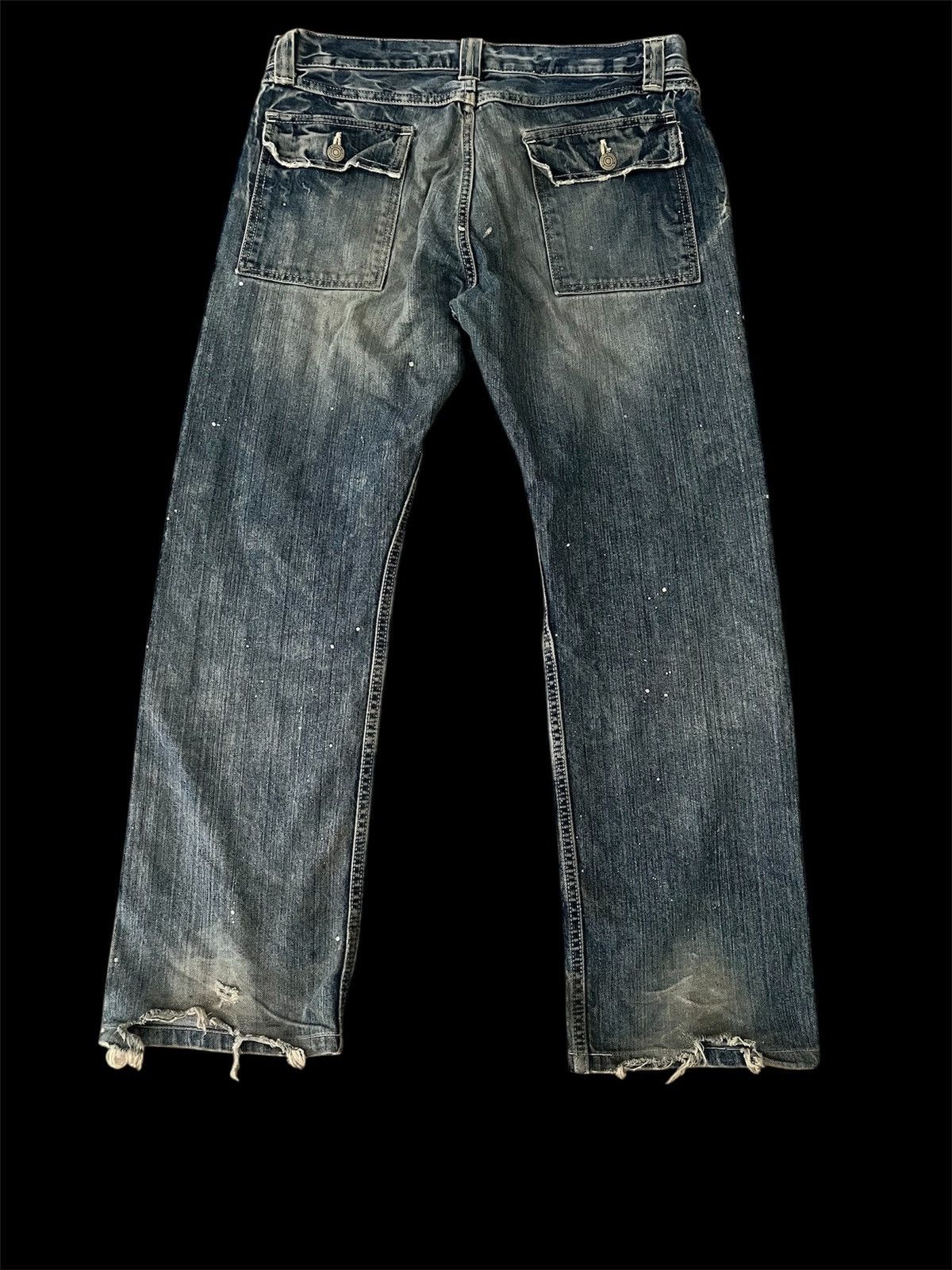 Eternal × Japanese Brand × Vintage Baggy Eternal Workwear Denim Size US 34 / EU 50 - 2 Thumbnail