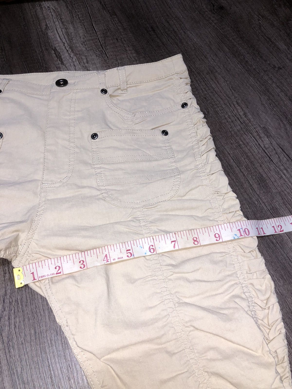 Designer × Japanese Brand × Vintage Vintage Ruched Trousers Japanese Brand Bush Pant Style Size 30" / US 8 / IT 44 - 6 Thumbnail