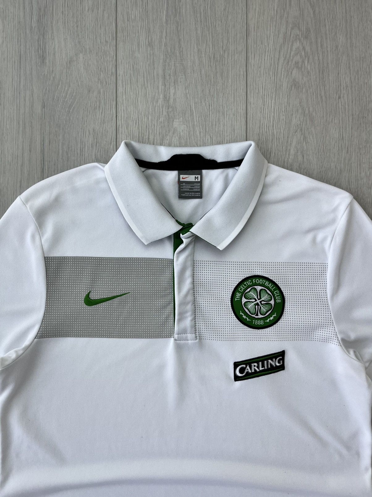 Nike Vintage Nike FC Celtic 2008/2009 Soccer Jersey Polo T-Shirt Size US M / EU 48-50 / 2 - 2 Thumbnail