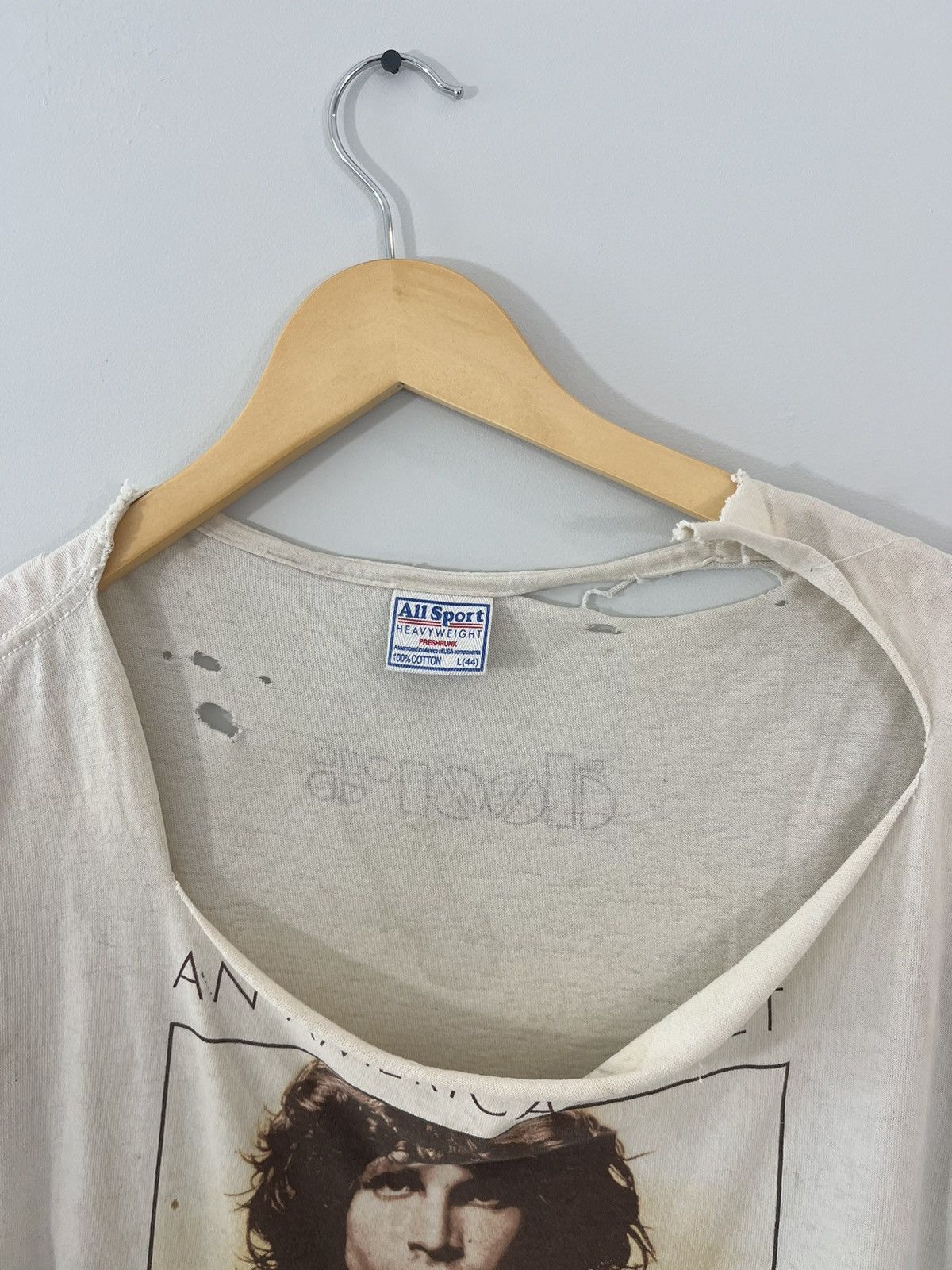 Band Tees Thrashed Jim Morrison The Doors Oversize Band Tee Size US L / EU 52-54 / 3 - 3 Thumbnail