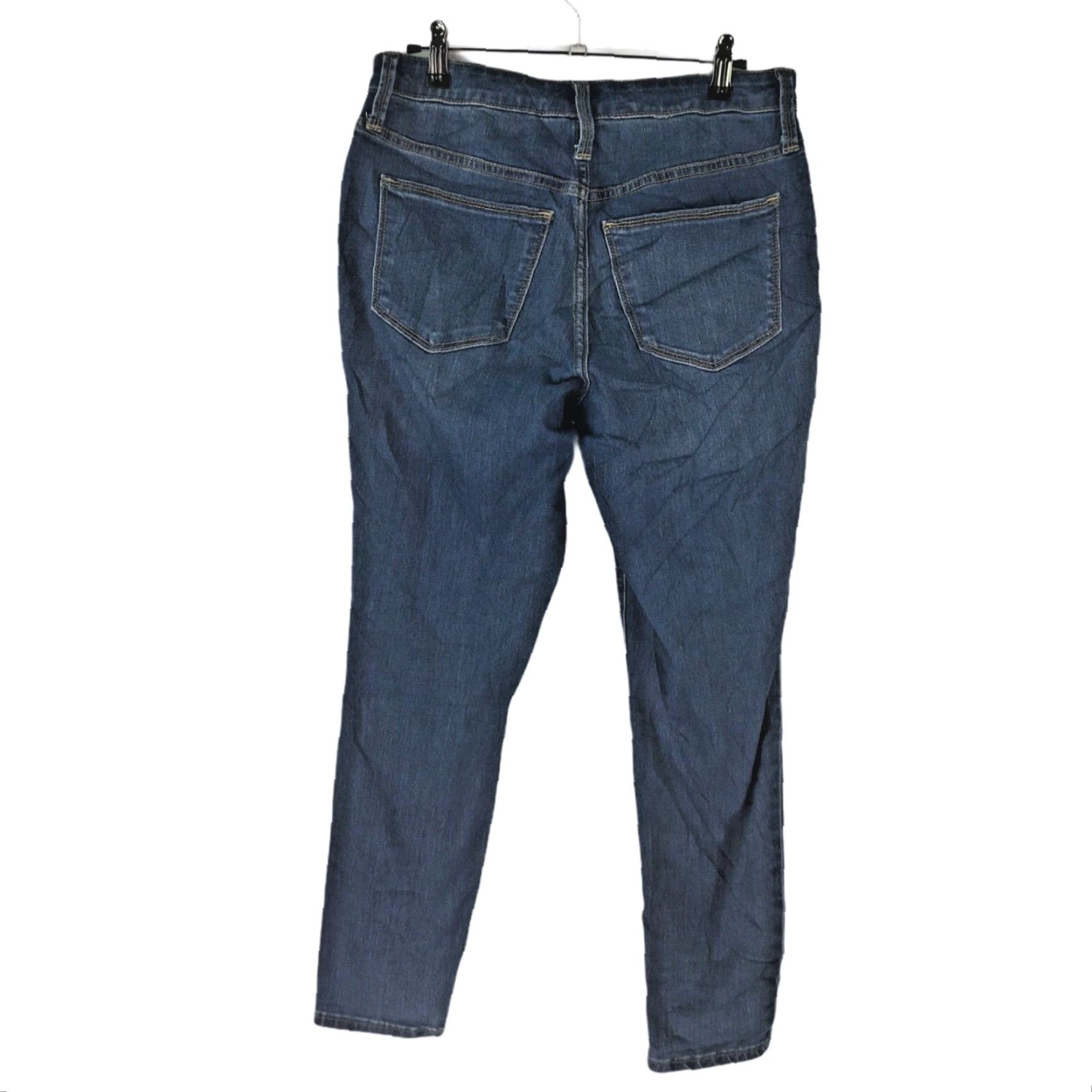 Vintage Universal Thread Women's Skinny Jeans Size 6 Mid Wash Blue Denim 30X26 Size 28" / US 6 / IT 42 - 4 Thumbnail