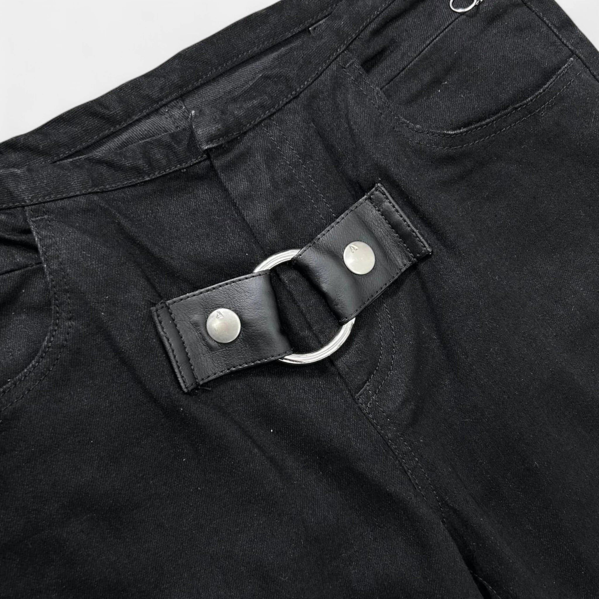 1017 ALYX 9SM 1017 Alyx 9SM Bondage Black Denim Pants Size US 26 / EU 42 - 3 Thumbnail