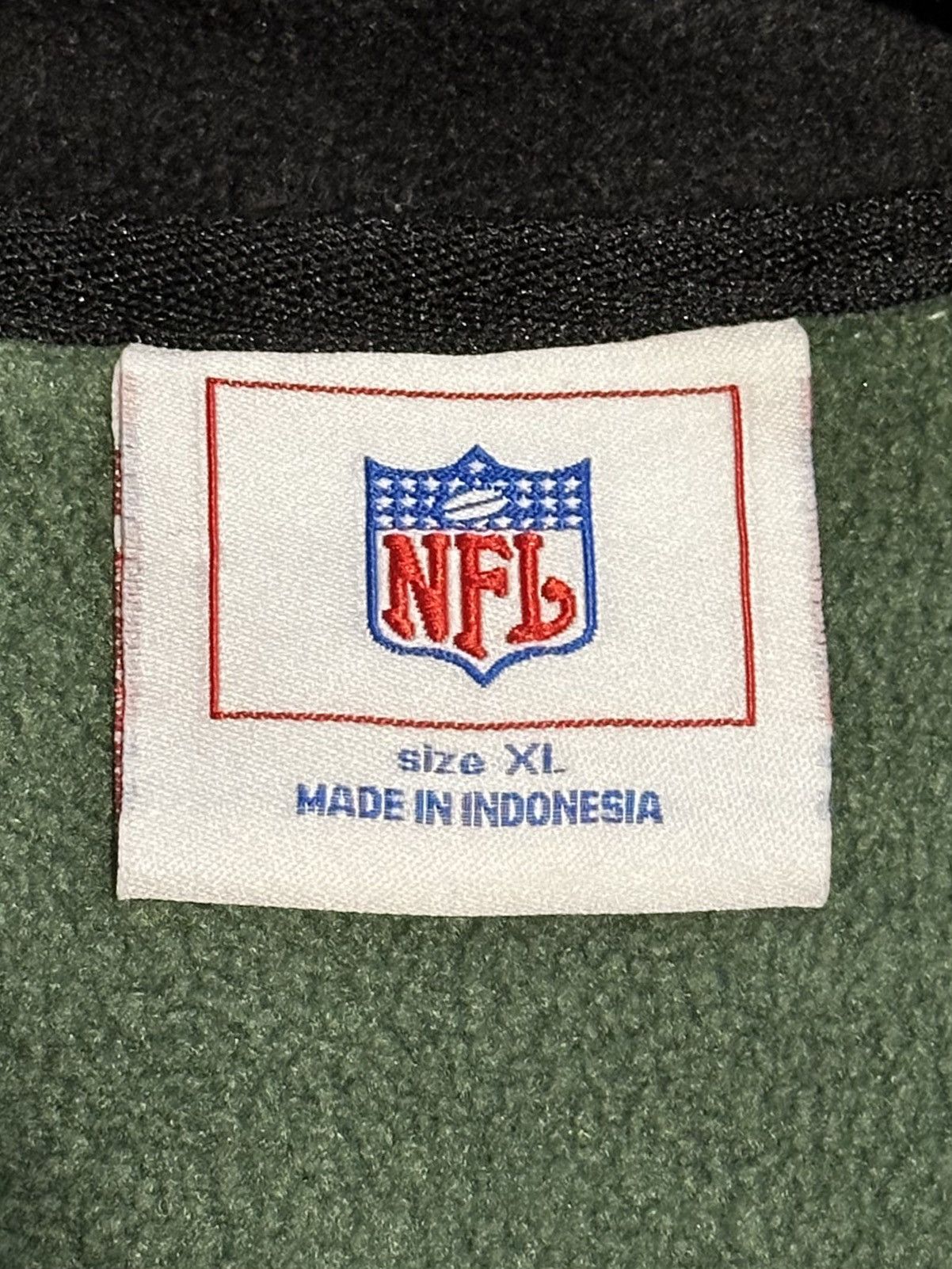 NFL New York Jets Half Zip Fleece Sweater Size US XL / EU 56 / 4 - 6 Thumbnail