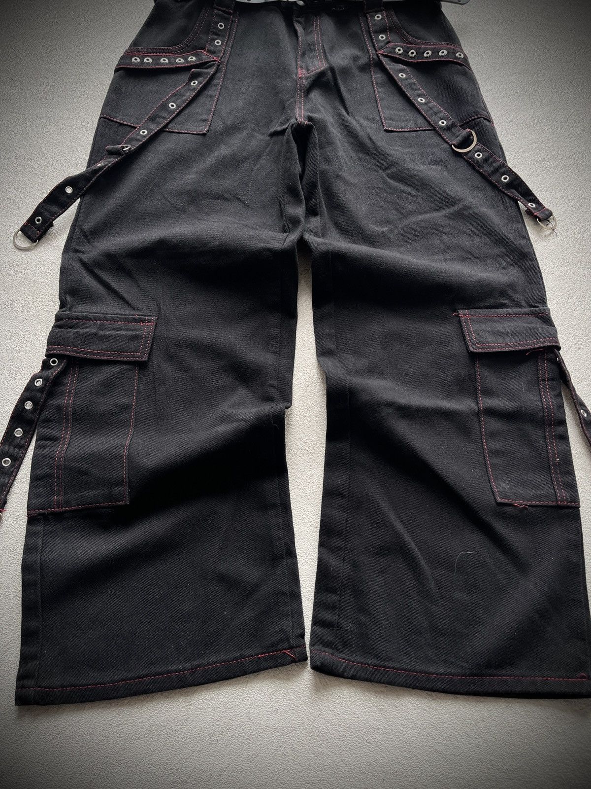 Tripp NYC 2000s Like Trip NYC Bondage Vkei Ghotic Pants Size US 36 / EU 52 - 3 Thumbnail