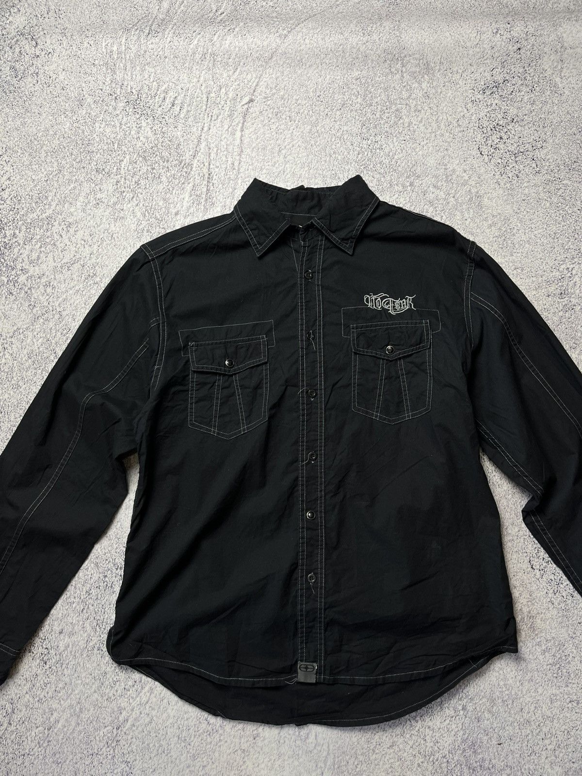 No Fear Vintage No Fear Button Up Shirt Big Logo USA Size US M / EU 48-50 / 2 - 5 Thumbnail